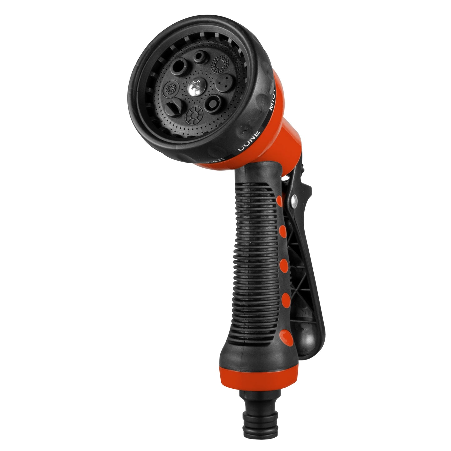 Hose Gun Water Sprayer 8-Pattern Adjustable, Cost Wise Orange Hose Connector Set