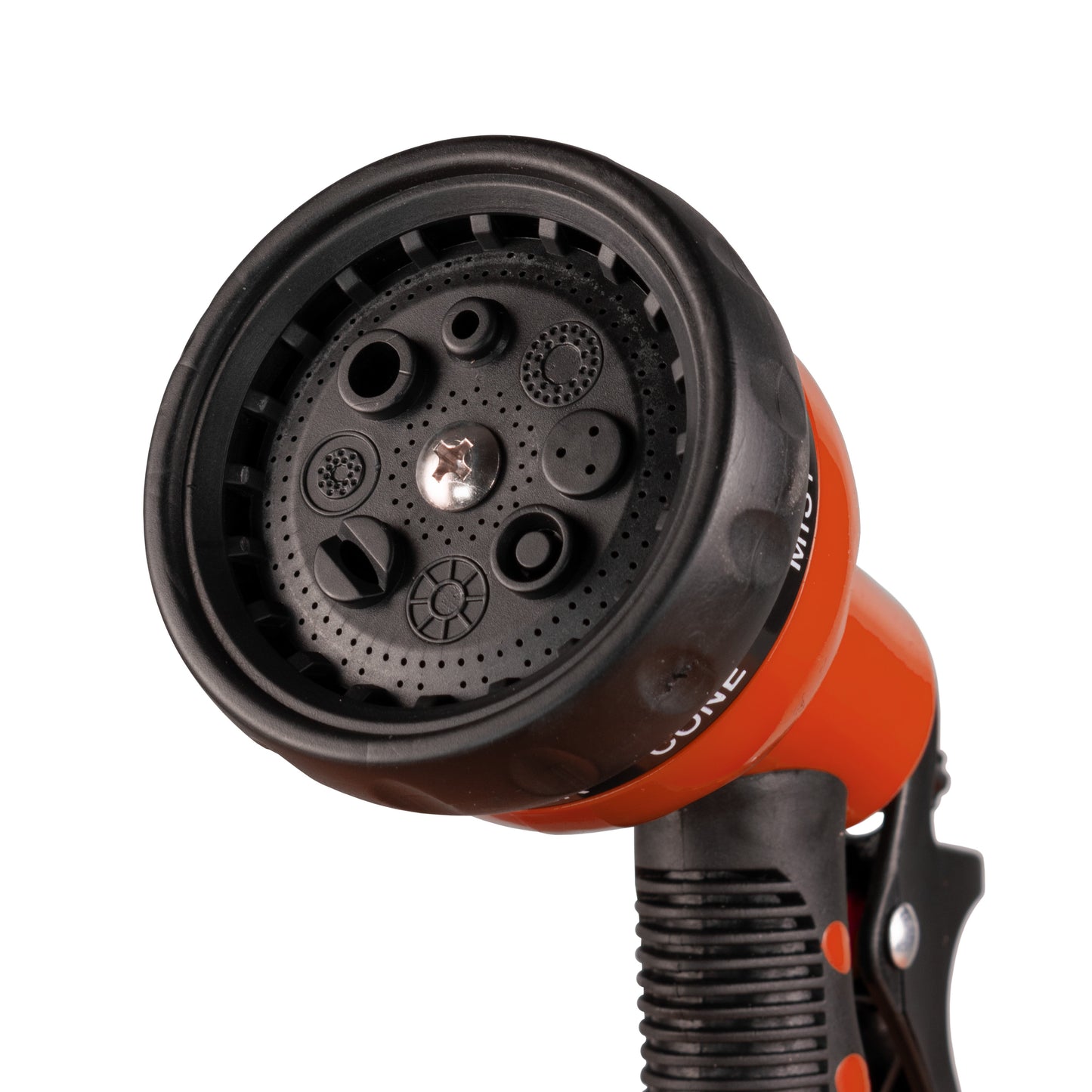 Hose Gun Water Sprayer 8-Pattern Adjustable, Cost Wise Orange Hose Connector Set