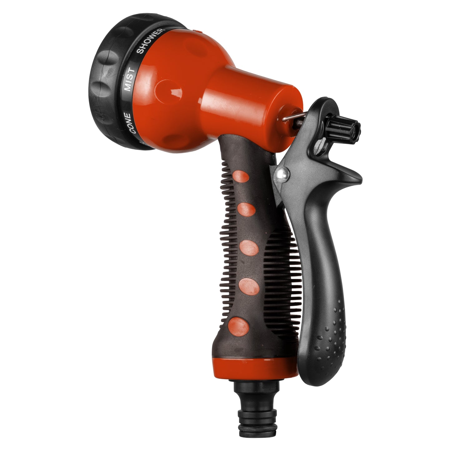 Hose Gun Water Sprayer 8-Pattern Adjustable, Cost Wise Orange Hose Connector Set