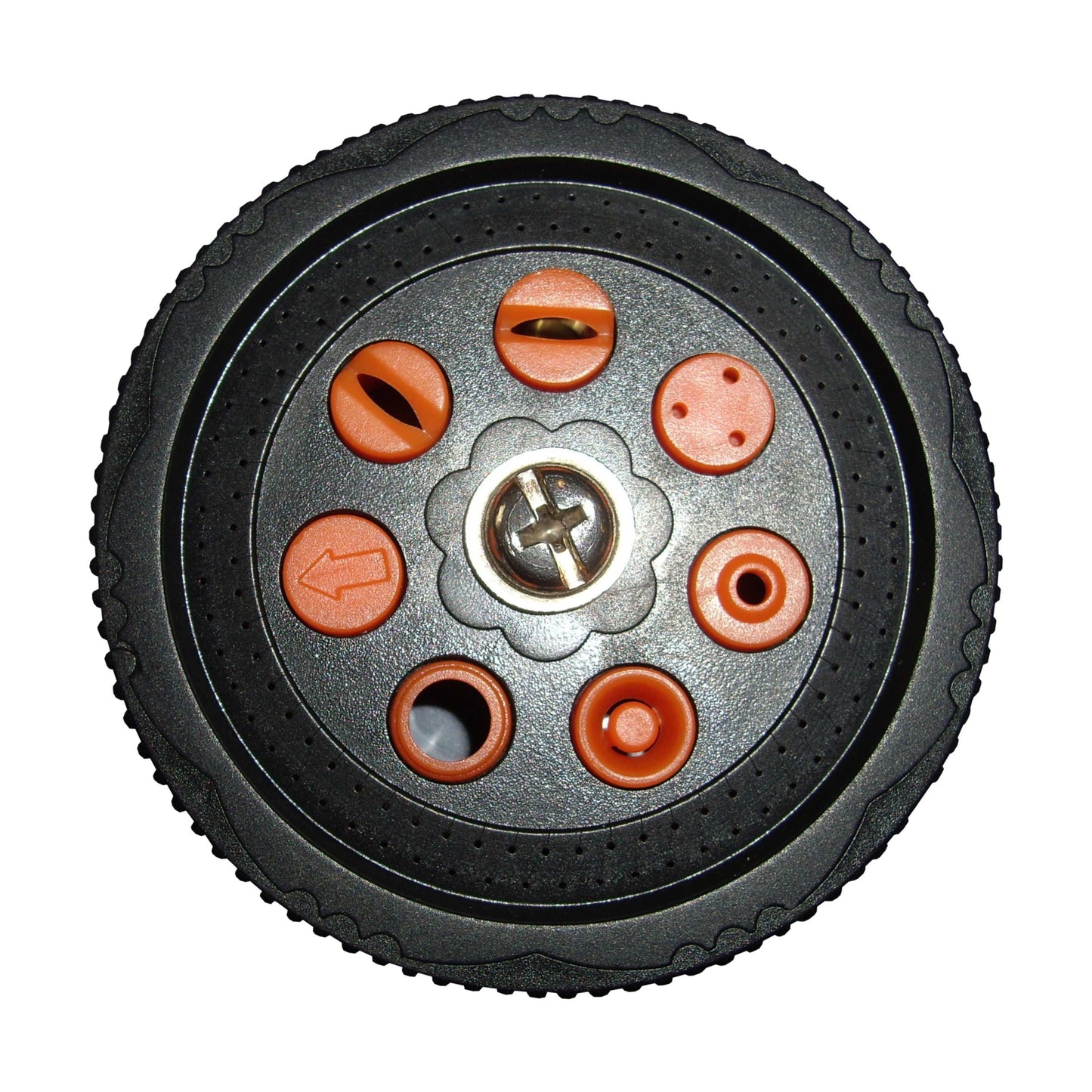 AP Supplies 7-Function Garden Hose Sprayer (Black/Orange Zebra)