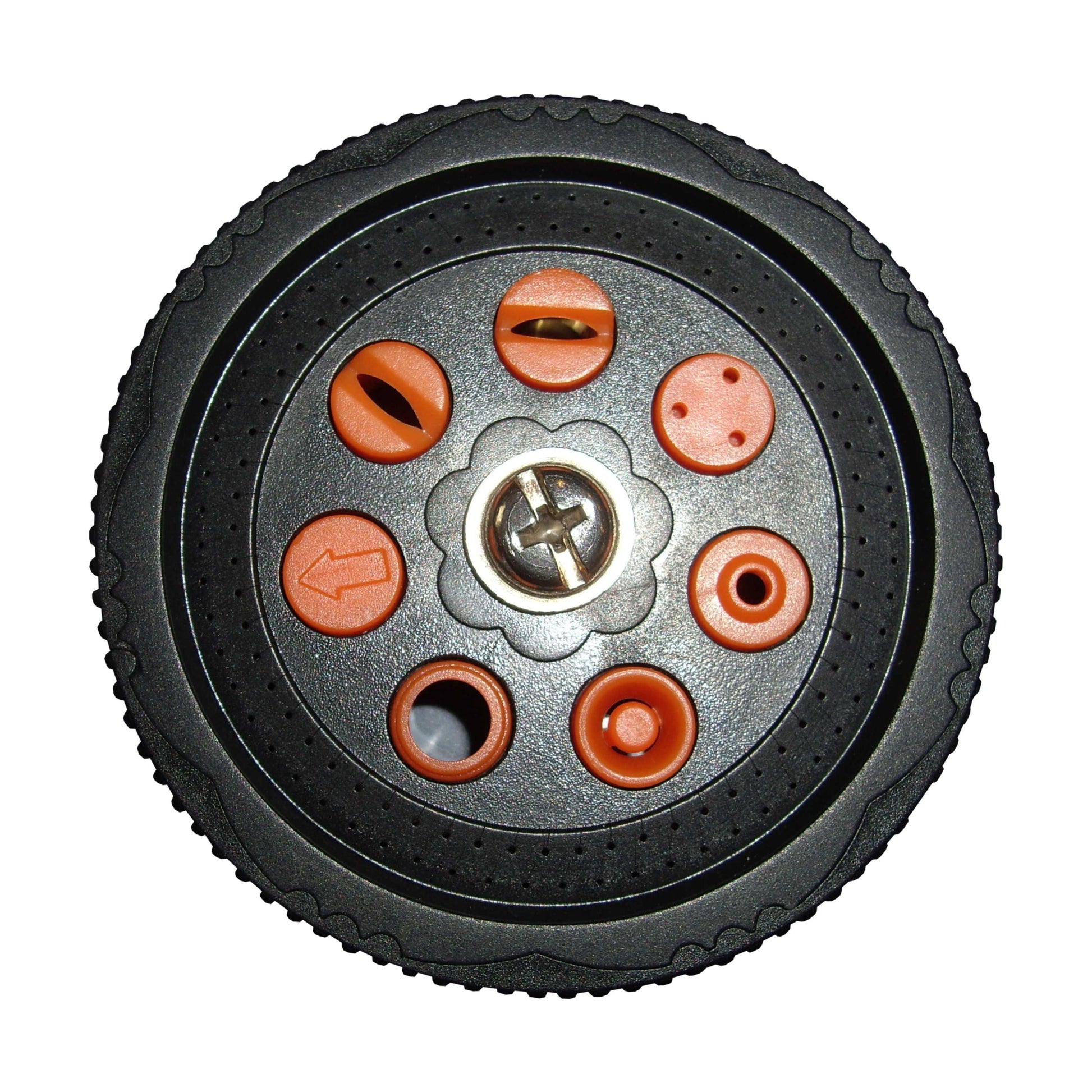 AP Supplies 7-Function Garden Hose Sprayer (Black/Orange Zebra)