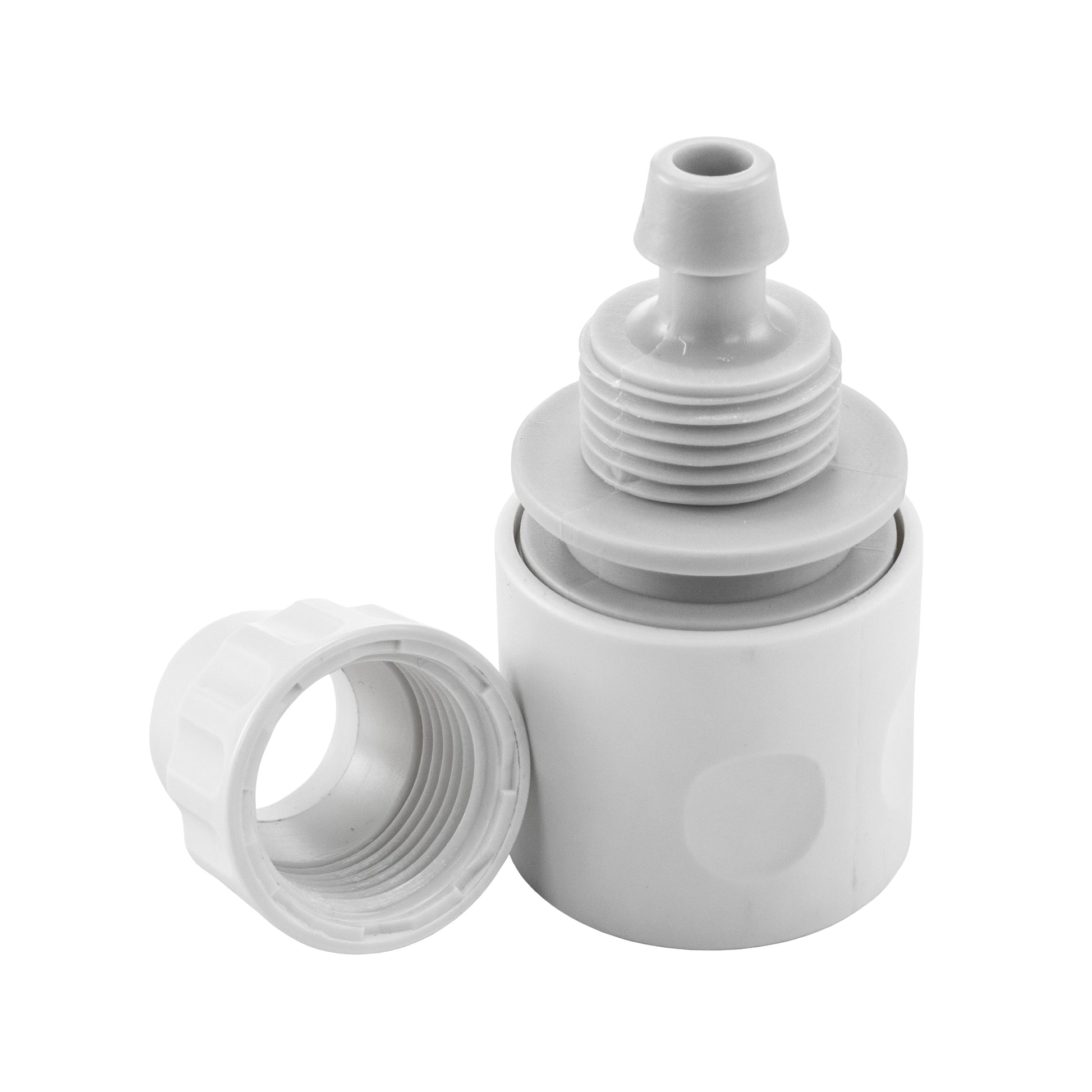 AP Supplies 10mm Female Hose Connector, White/Grey