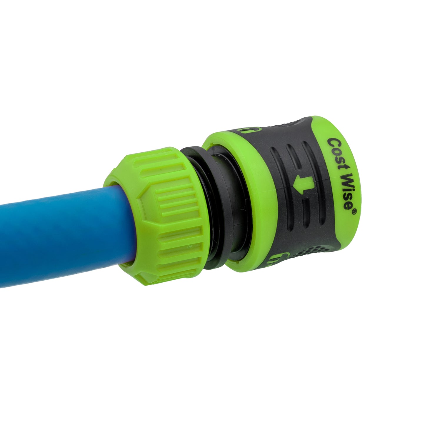 Cost Wise Click and Lock Hose Connector 1/2in Green for Pipe and Water Fitting
