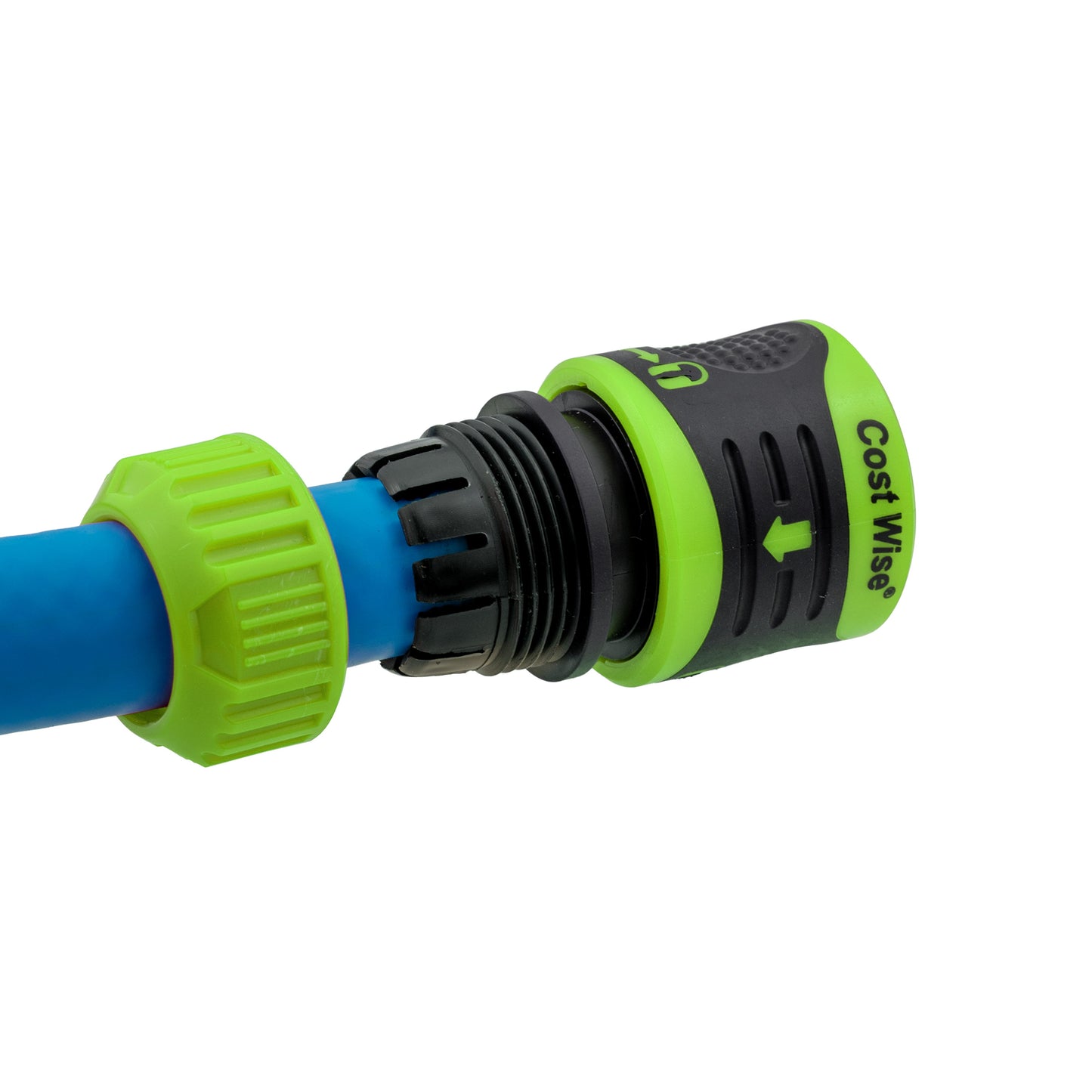 AP Supplies Premium Garden Hose Yellow with Green Lock Connectors