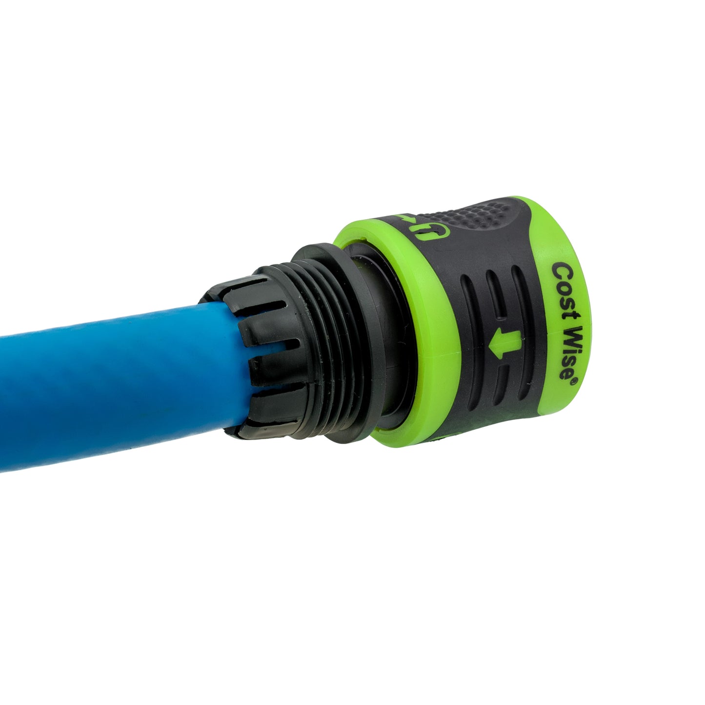 Cost Wise Click and Lock Hose Connector 1/2in Green for Pipe and Water Fitting