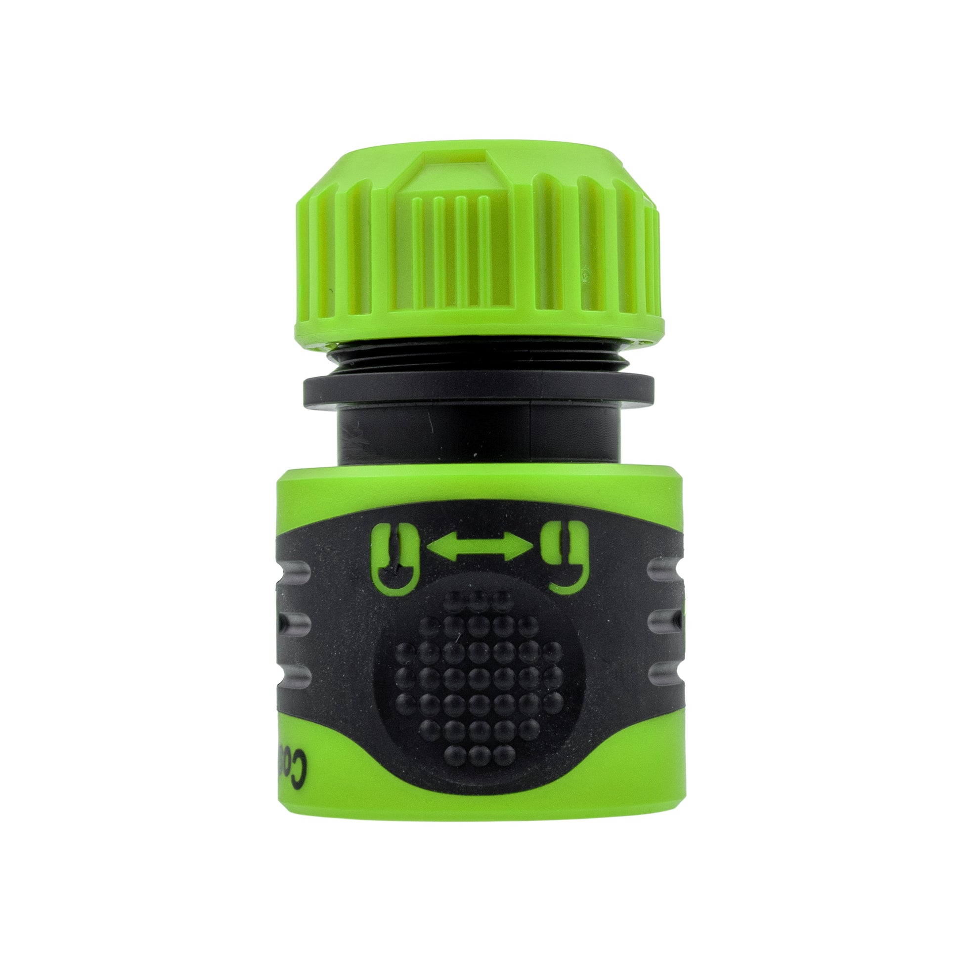 AP Supplies Premium Garden Hose Yellow with Green Lock Connectors - 8m + 2 connectors - 1 set