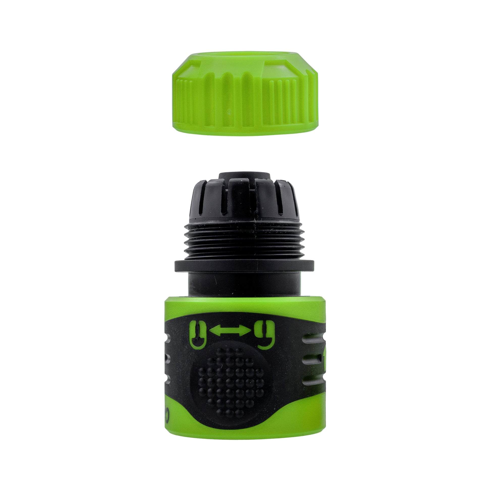 AP Supplies Premium Garden Hose Yellow with Green Lock Connectors - 10m + 2 connectors - 1 set