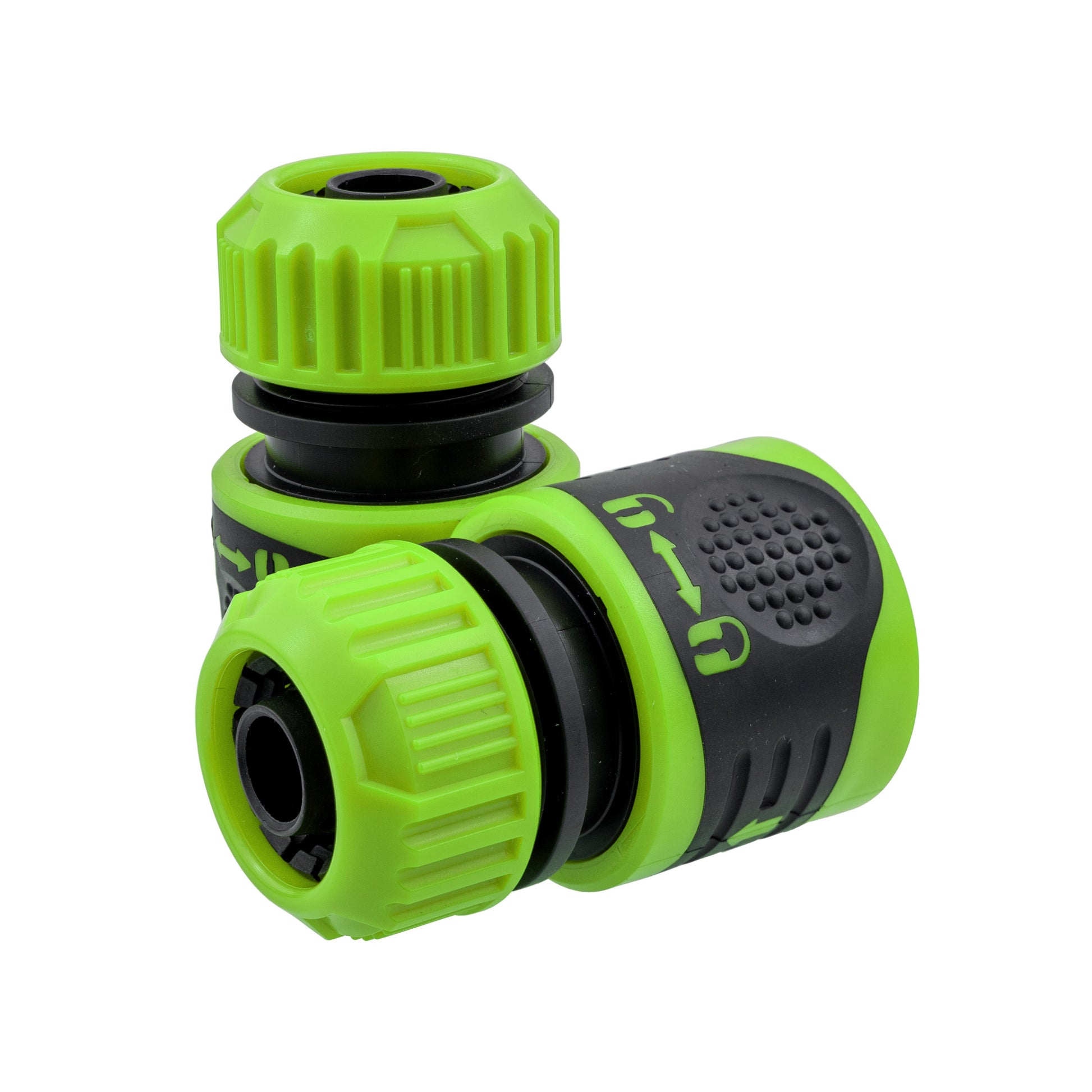 AP Supplies Premium Garden Hose Yellow with Green Lock Connectors