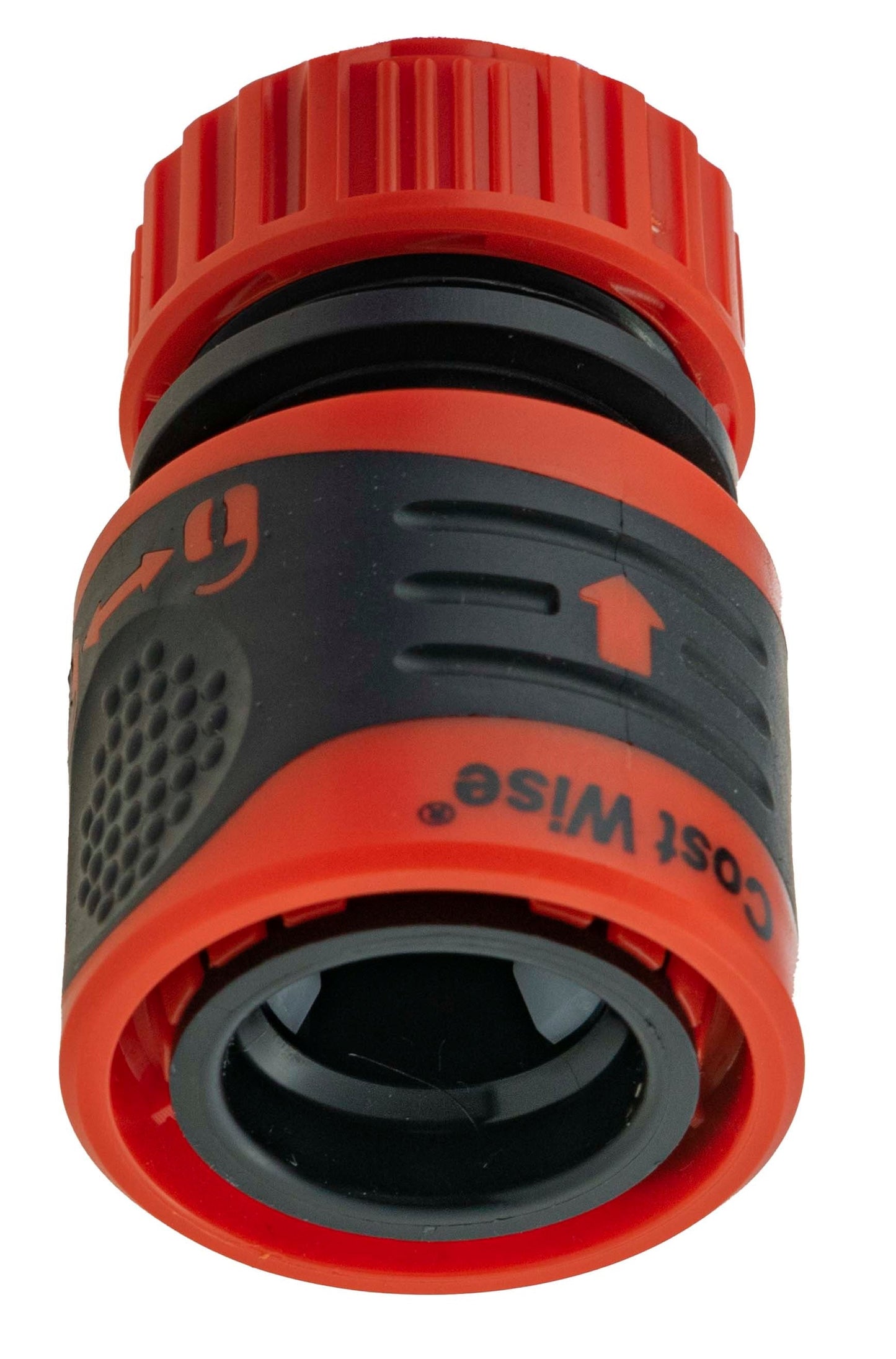 Cost Wise Click and Lock Hose Connector 1/2in Orange for Pipe and Water Fitting