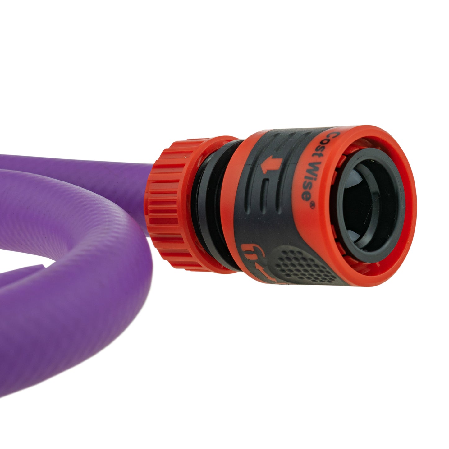 Cost Wise Click and Lock Hose Connector 1/2in Orange for Pipe and Water Fitting