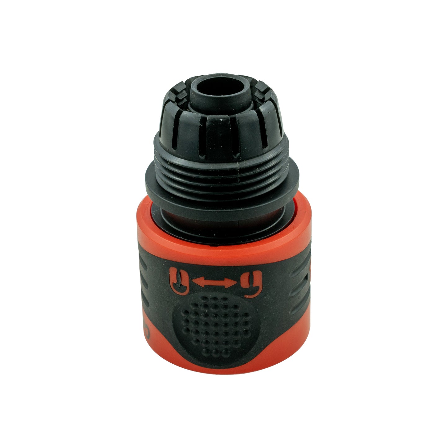 Cost Wise Click and Lock Hose Connector 1/2in Orange for Pipe and Water Fitting