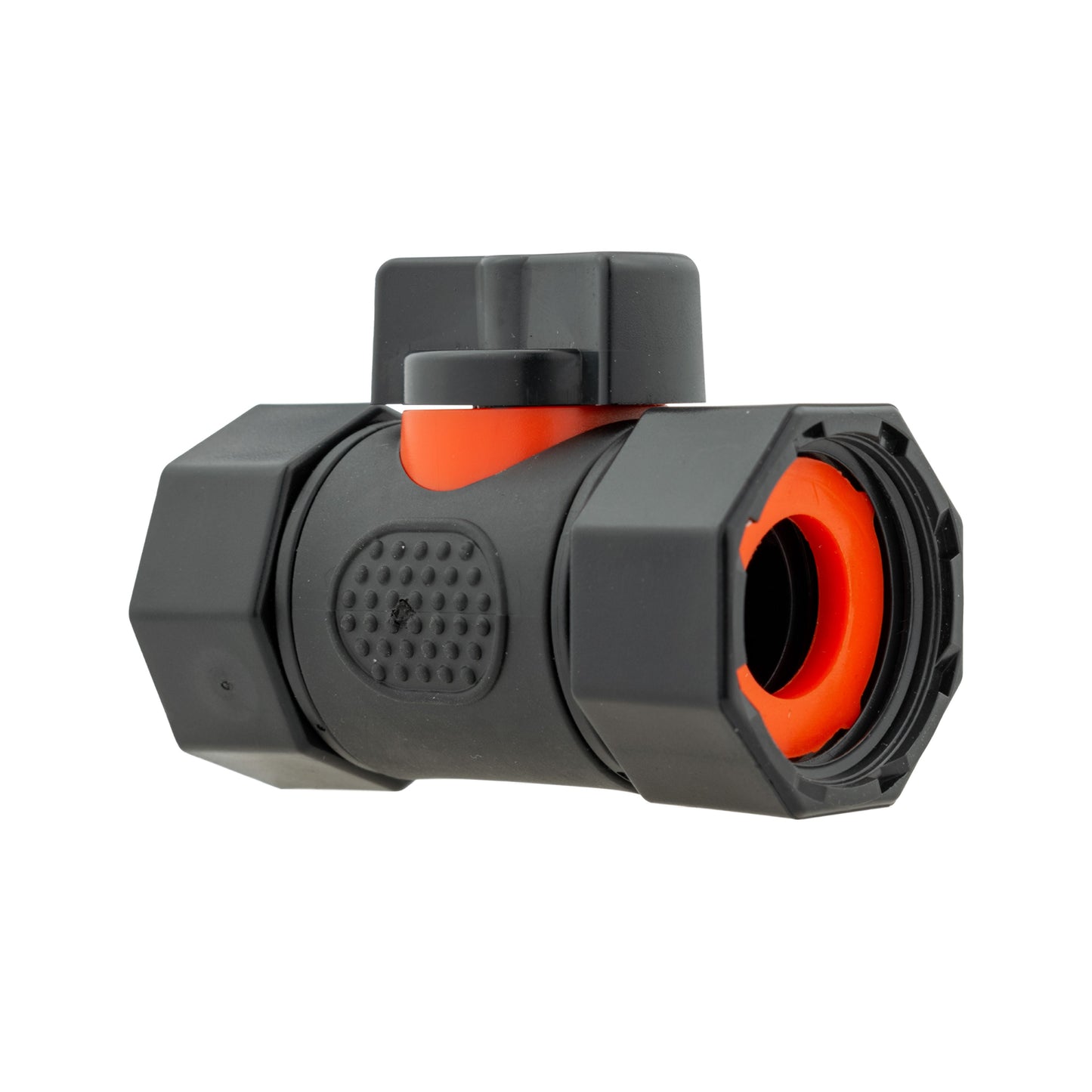 16mm Barbed Straight with In-Line BSPF Valve and Geka Type Connector Tap Adapter