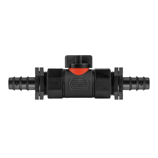 In-Line BSPF Valve with 2 x 16mm Barbed Straight Connectors Outdoor Watering Kit