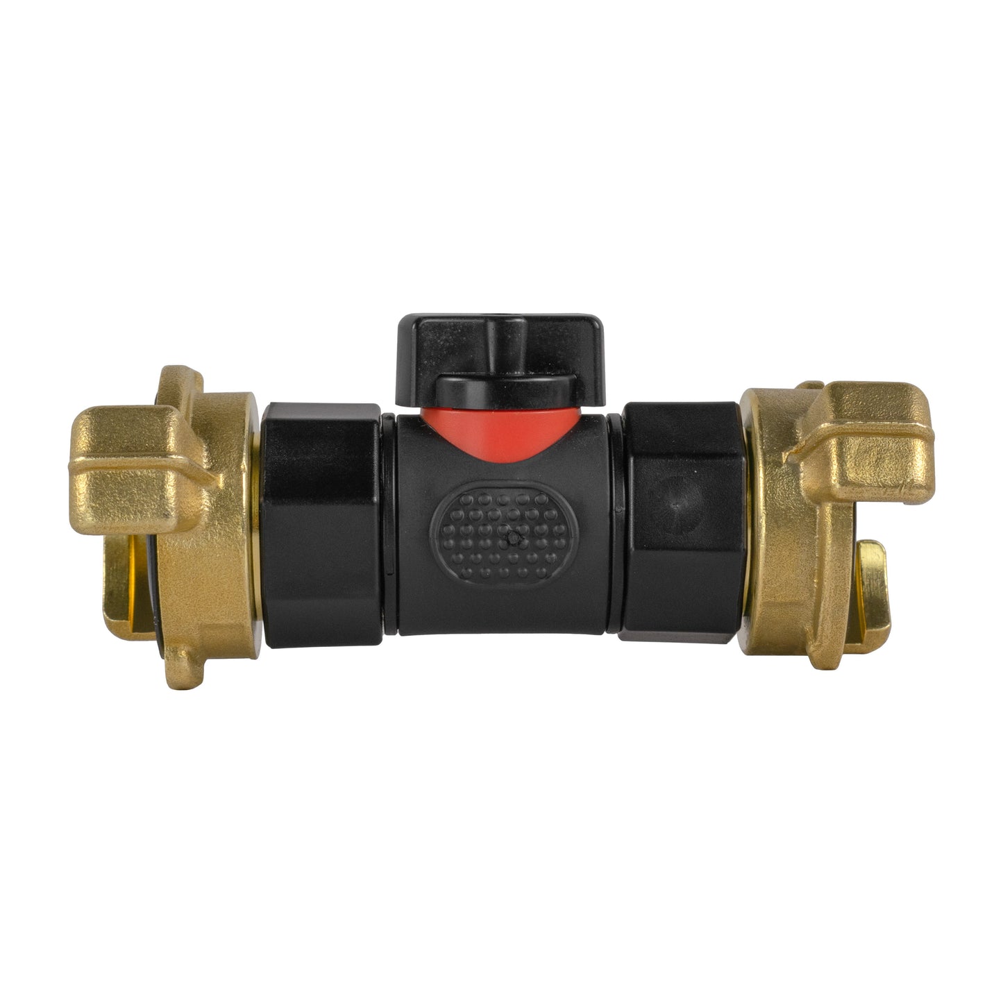 In-Line BSPF Valve with 2 x Geka Type Connectors Hose Pipe Fitting Claw Coupling