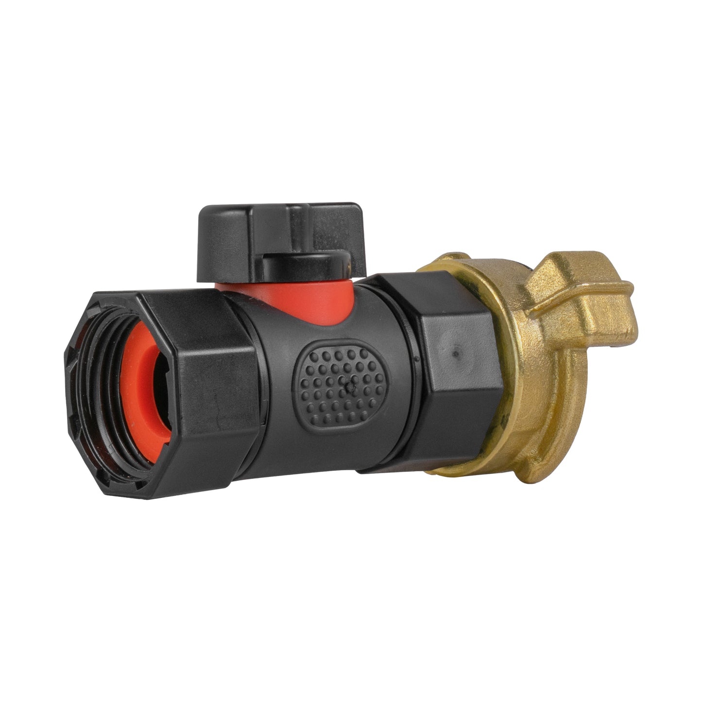 Geka Type Connector with In-Line BSPF Threaded Valve for Drip Irrigation Fitting