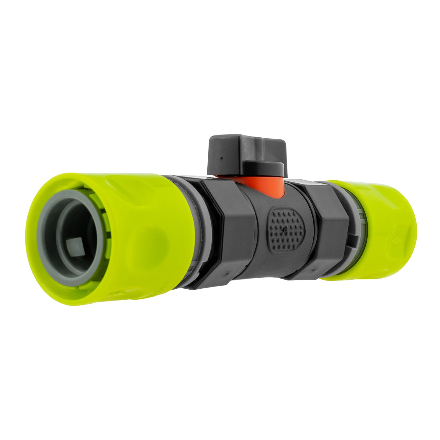 In-Line BSPF Valve with 2 x Hose Connectors Lime Water Connector Garden Watering