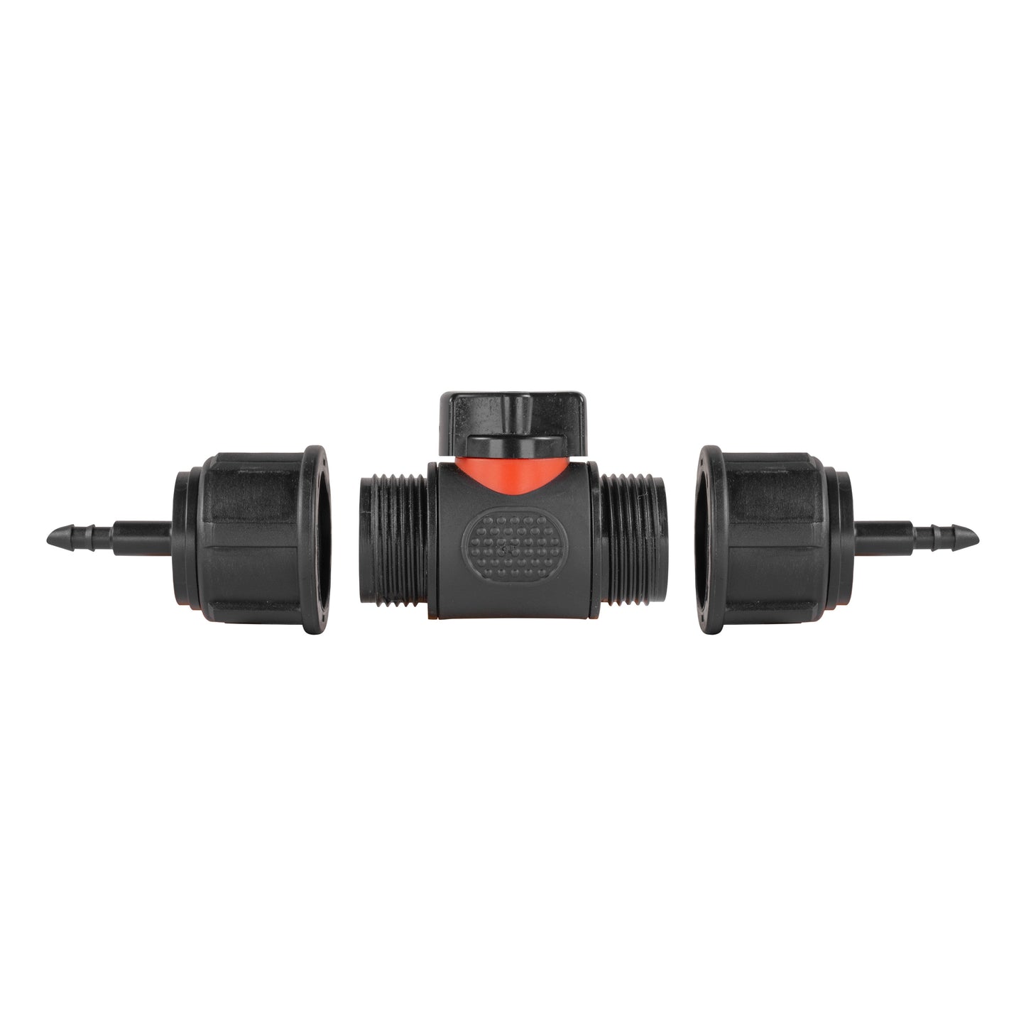 In-Line BSPM Valve with 2 x 4mm Barb Micro Connectors Tap Adapter Barb Connector
