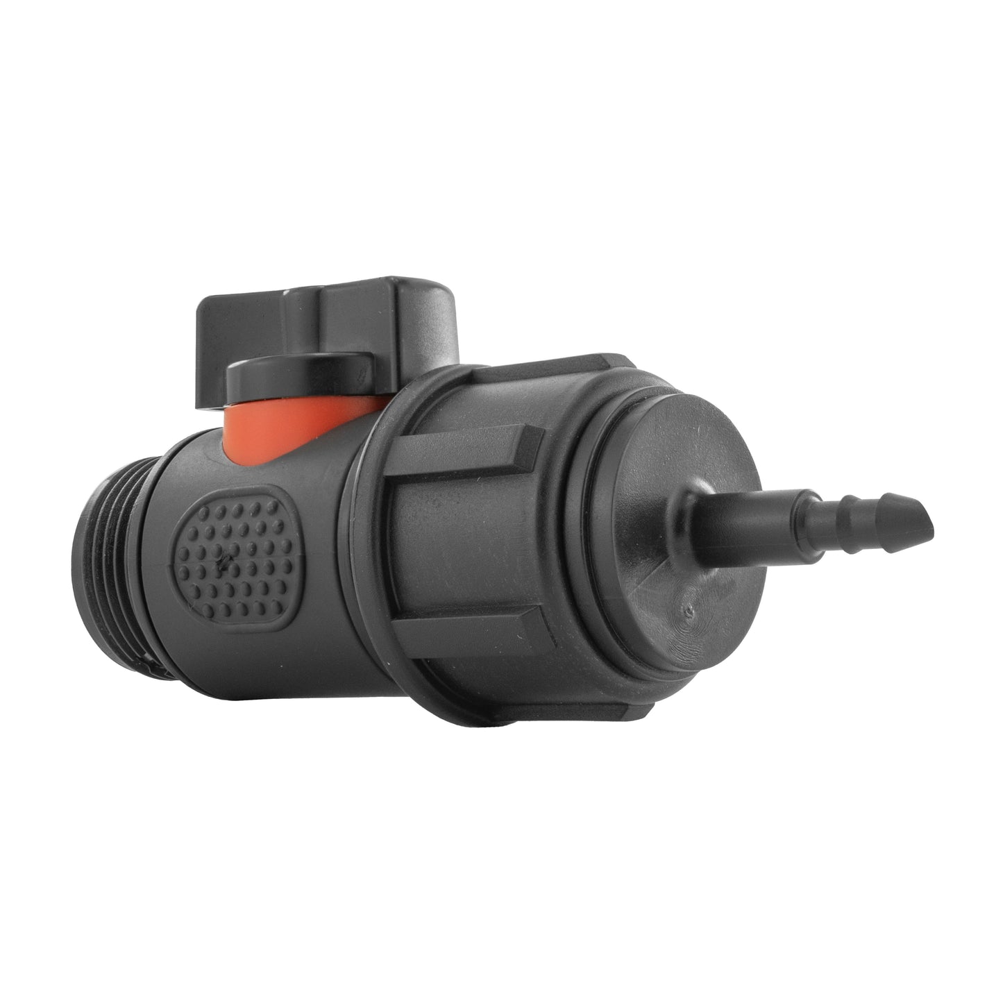 4mm Barb Micro Connector with In-Line BSPM Threaded Valve for BSP Thread Fitting