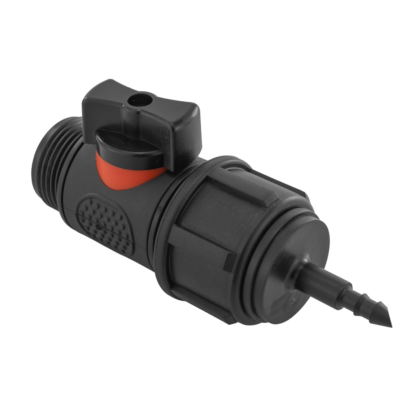 4mm Barb Micro Connector with In-Line BSPM Threaded Valve for BSP Thread Fitting