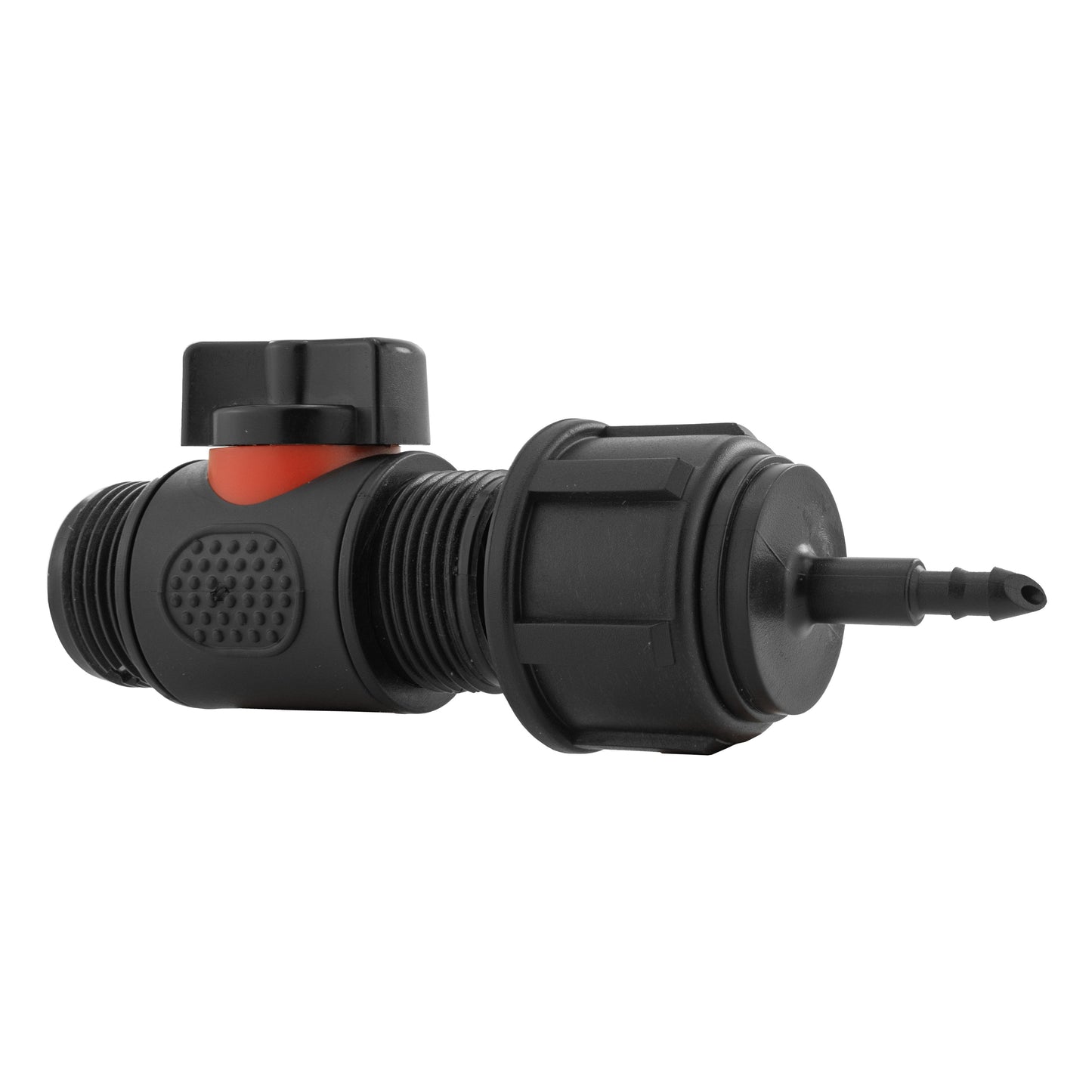 4mm Barb Micro Connector with In-Line BSPM Threaded Valve for BSP Thread Fitting