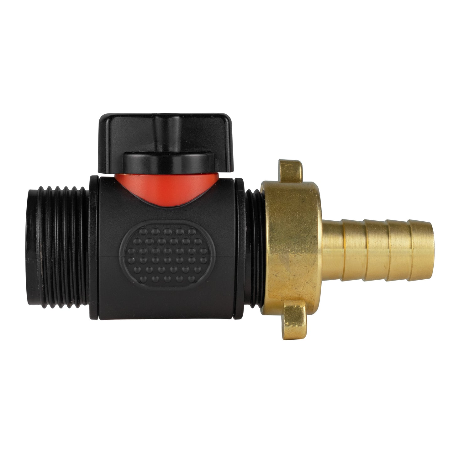13mm Brass Barb with In-Line BSPM Threaded Valve Water Connector Barb Connector