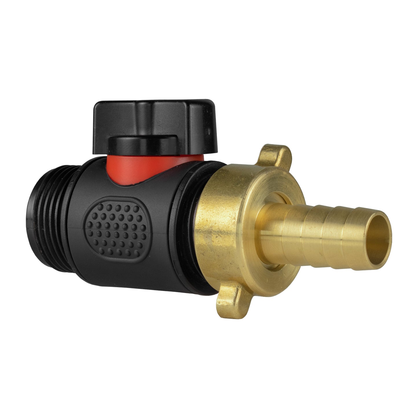 13mm Brass Barb with In-Line BSPM Threaded Valve Water Connector Barb Connector