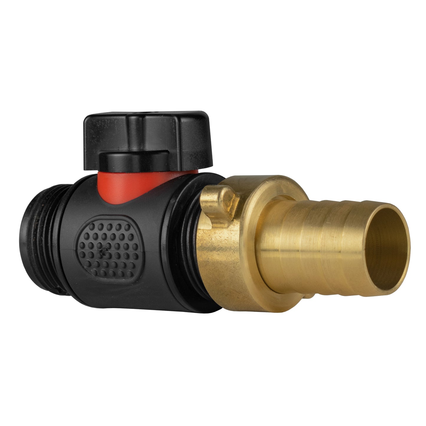 19mm Brass Barb with In-Line BSPM Threaded Valve Water Connector Barb Connector