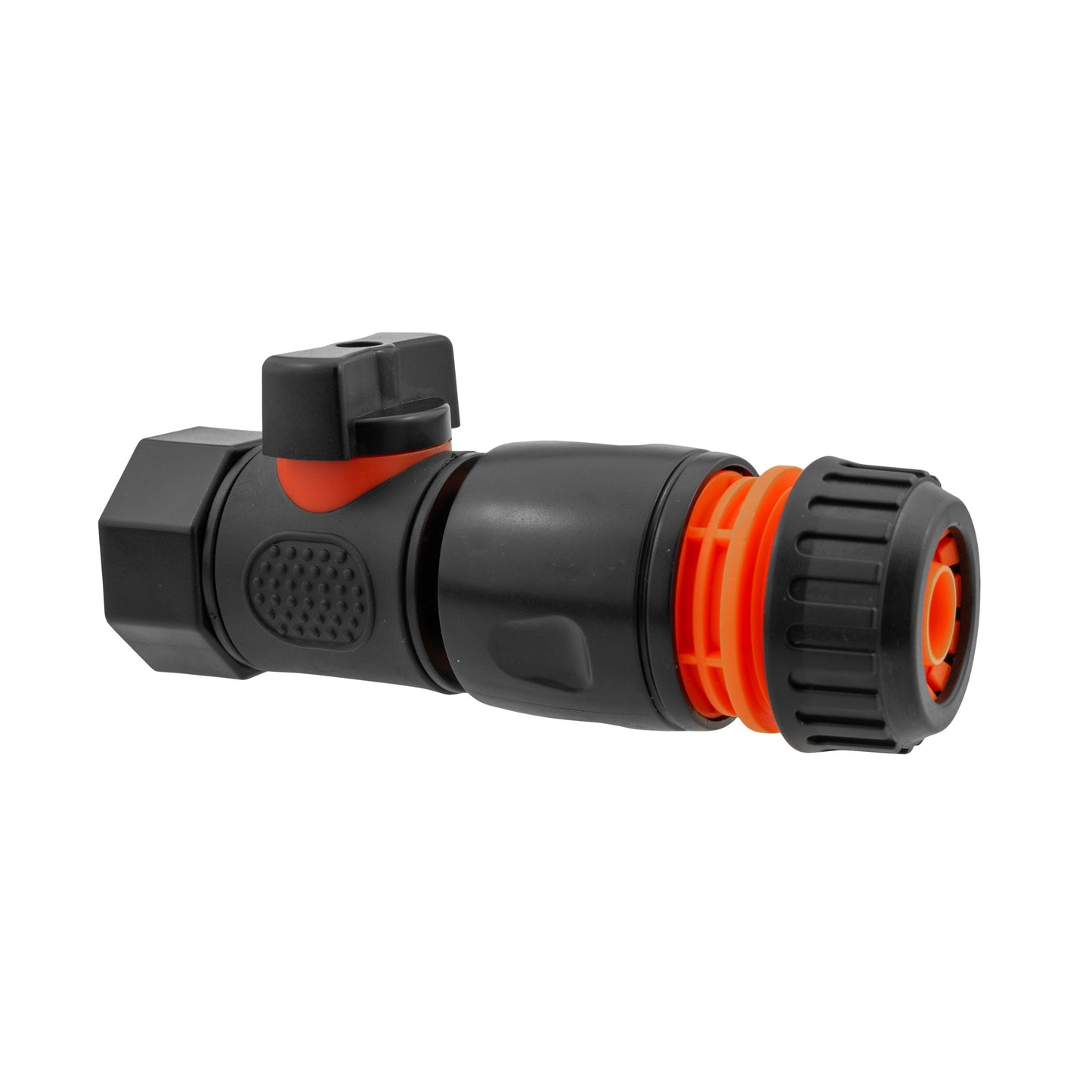 3/4in BSPF Thread Quick Connect Valve with Hose Connector Black Water Connector
