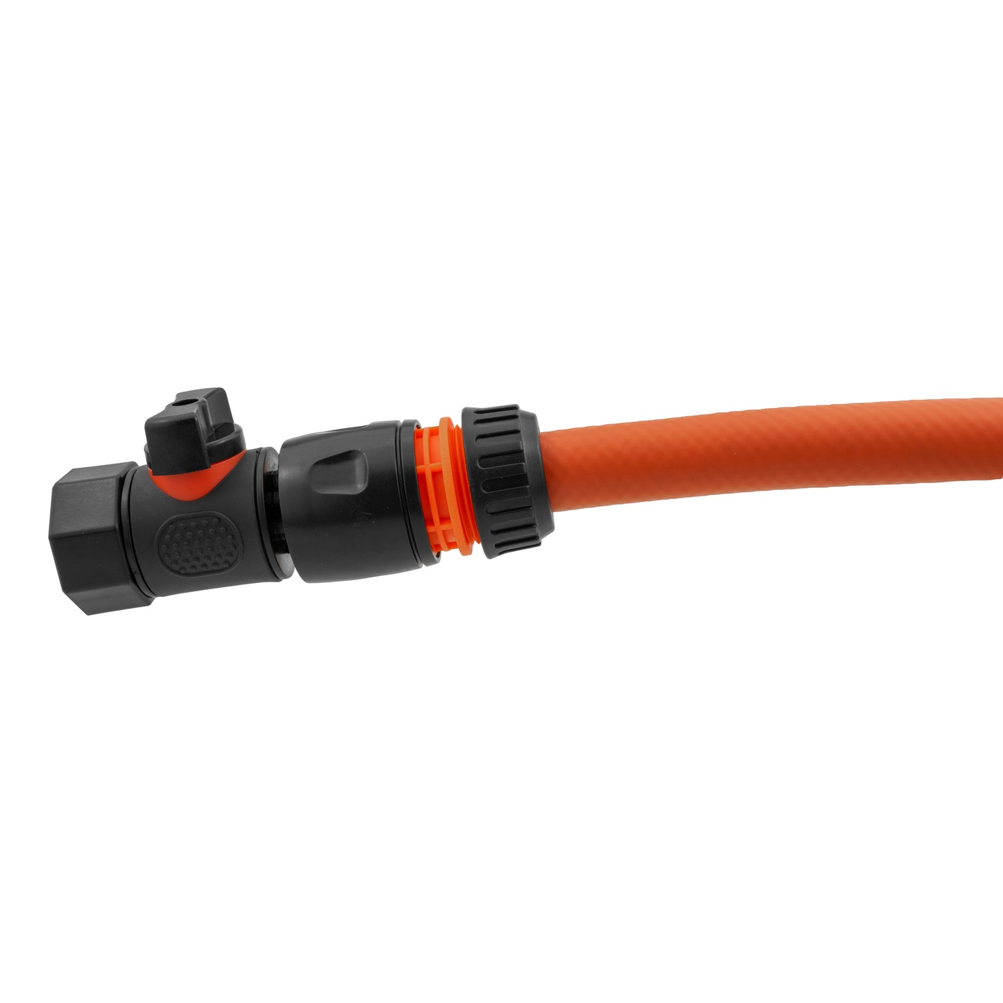 3/4in BSPF Thread Quick Connect Valve with Hose Connector Black Water Connector