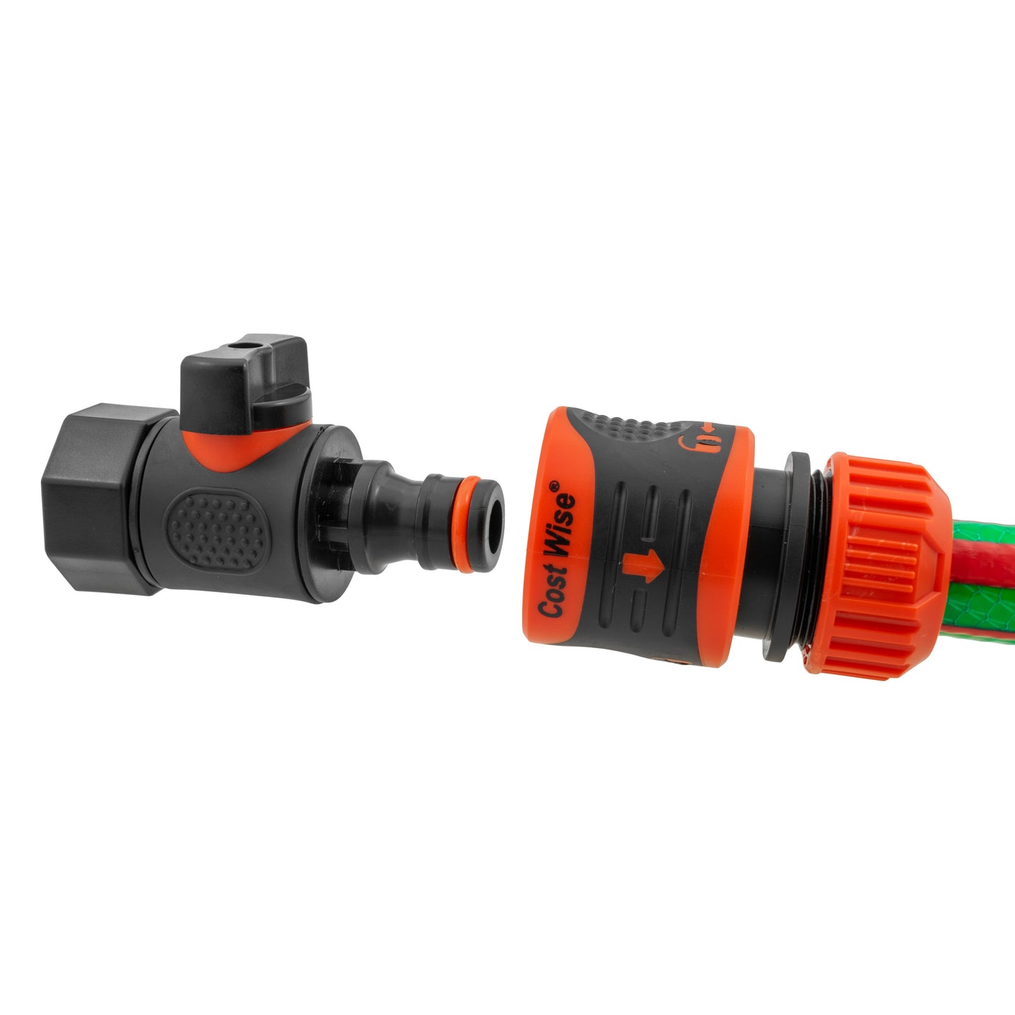 3/4in BSPF Thread Quick Connect Valve with Hose Connector Lock Hose Pipe Fitting