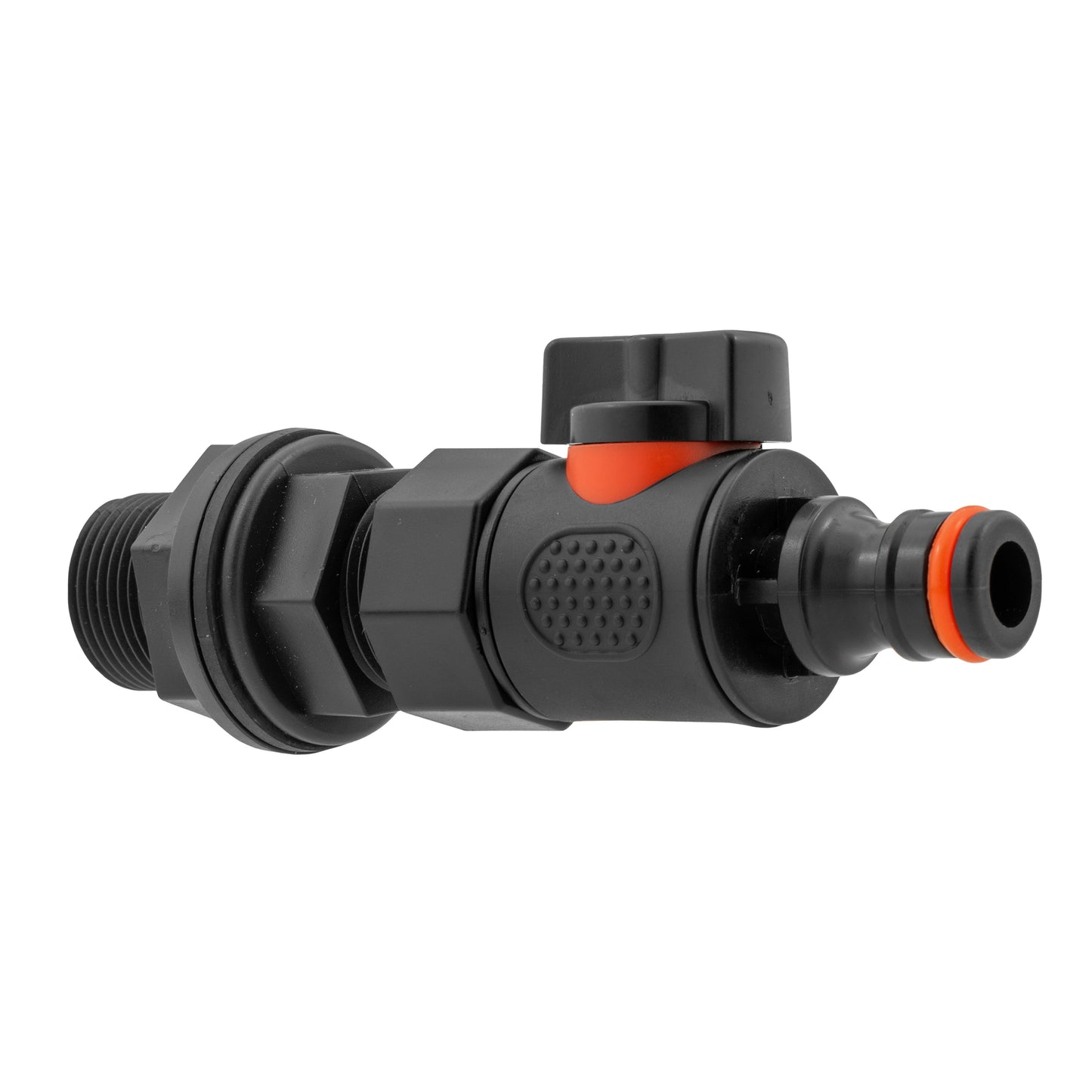 Water Butt Connector 3/4in BSP with BSPF Thread-Quick Connect Male Valve