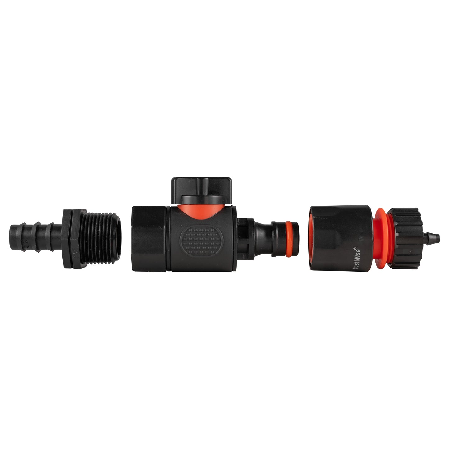 16mm Barbed Straight with BSPF-Quick Connect Valve and Hose Connector 4mm Barb
