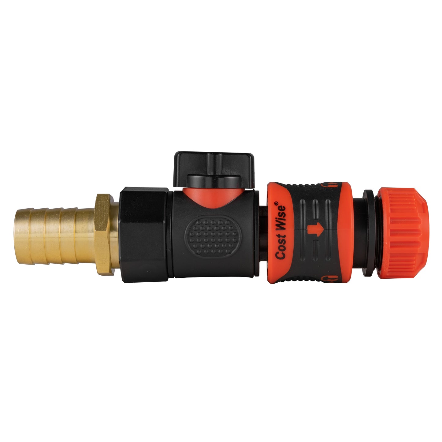 19mm Brass Barb with BSPF-Quick Connect Valve and Hose Connector Lock