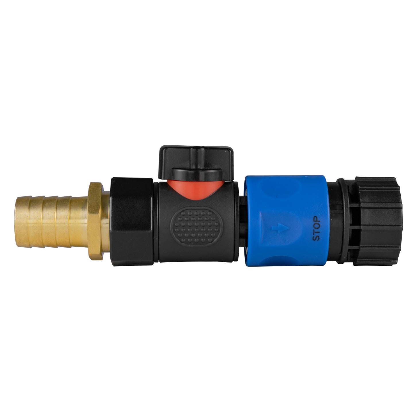 19mm Brass Barb with BSPF-Quick Connect Valve and Hose Connector 3/4in BSPF