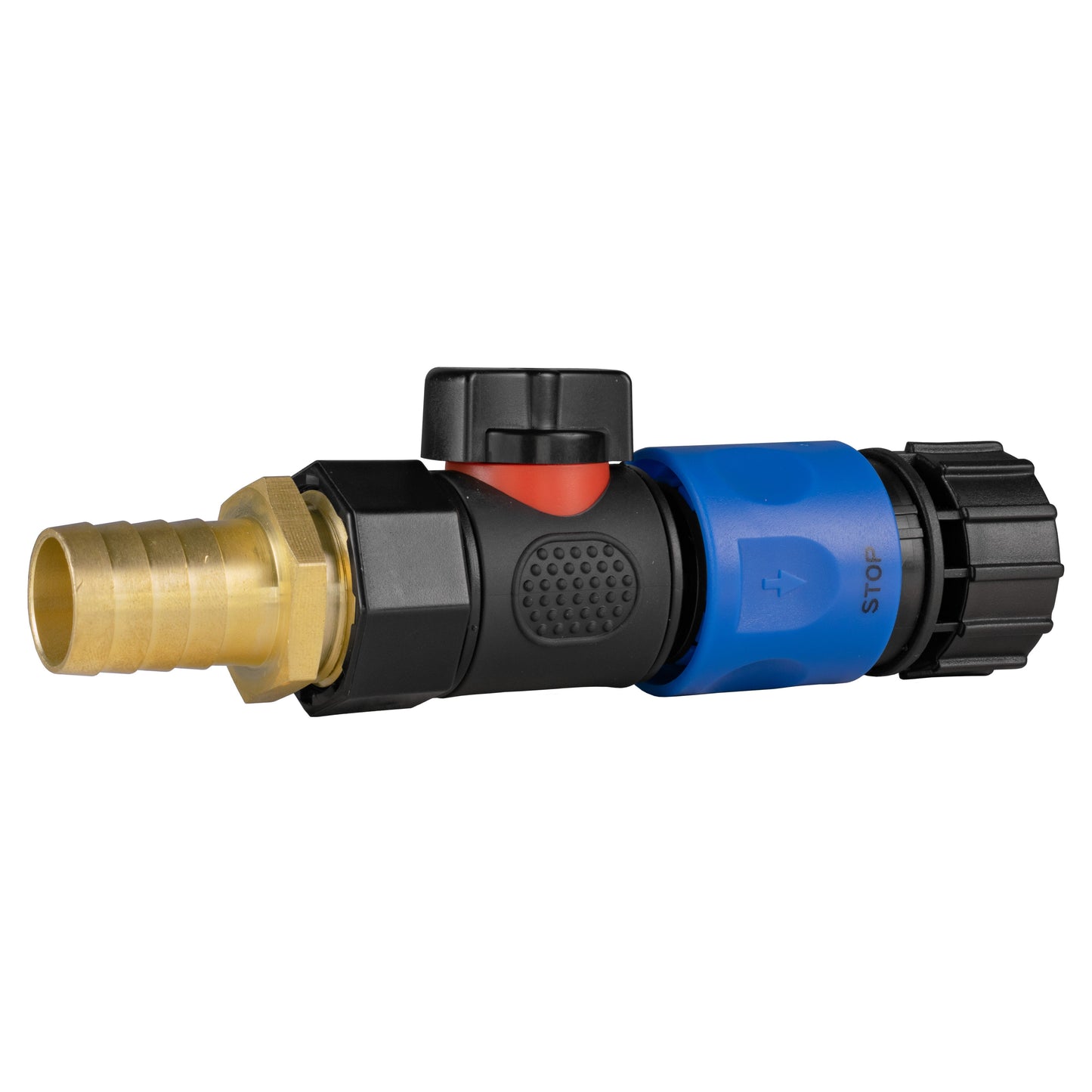 19mm Brass Barb with BSPF-Quick Connect Valve and Hose Connector 3/4in BSPF