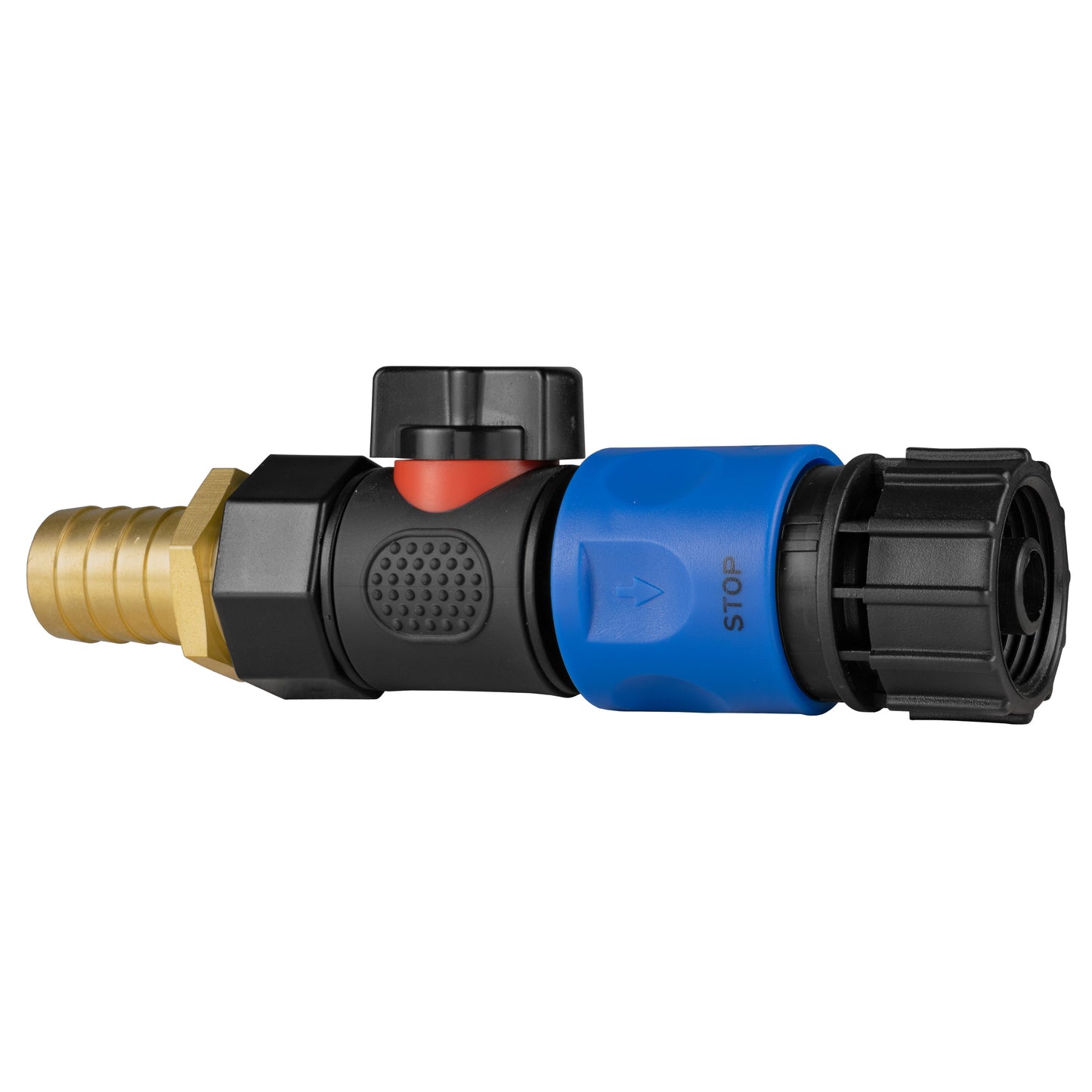 19mm Brass Barb with BSPF-Quick Connect Valve and Hose Connector 3/4in BSPF