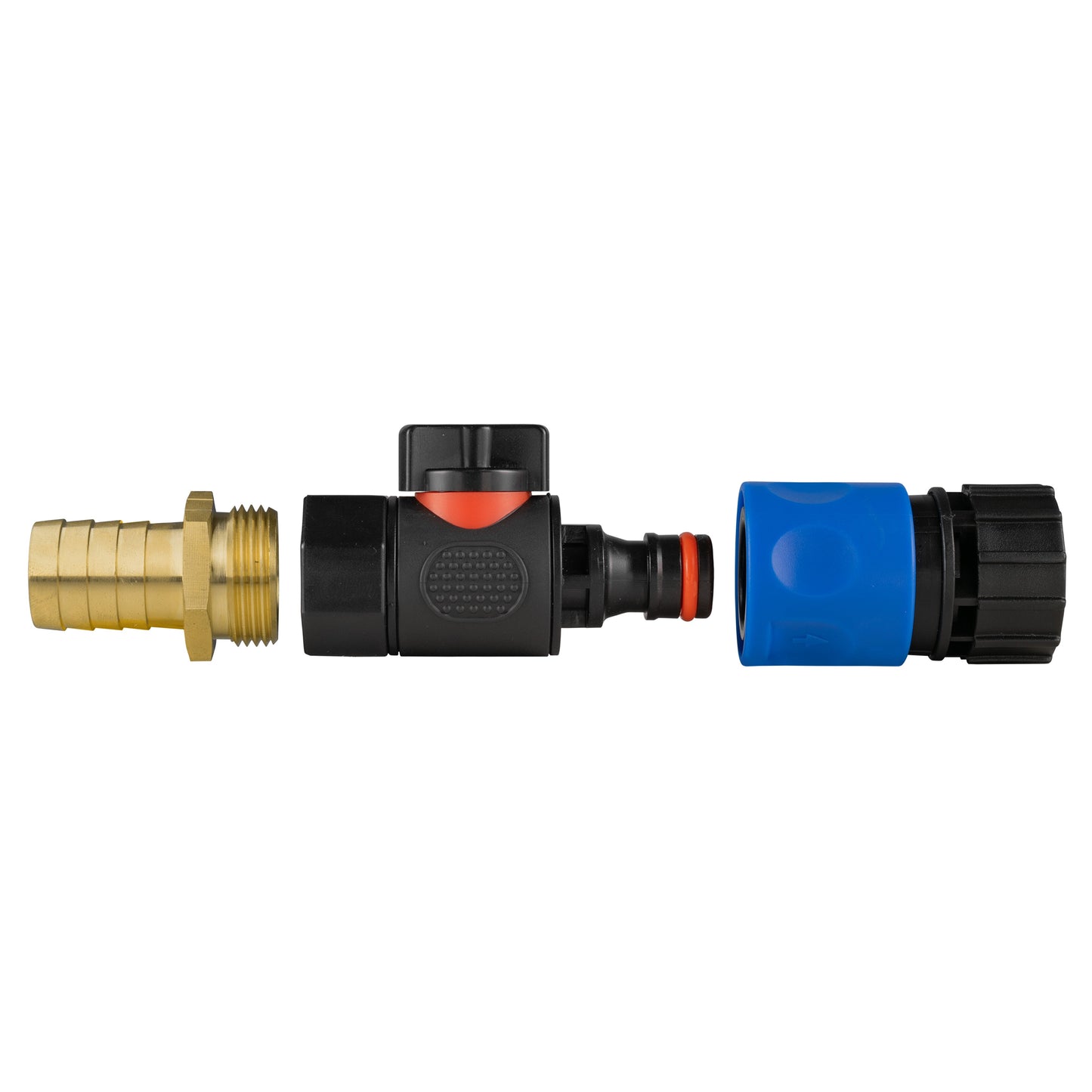 19mm Brass Barb with BSPF-Quick Connect Valve and Hose Connector 3/4in BSPF