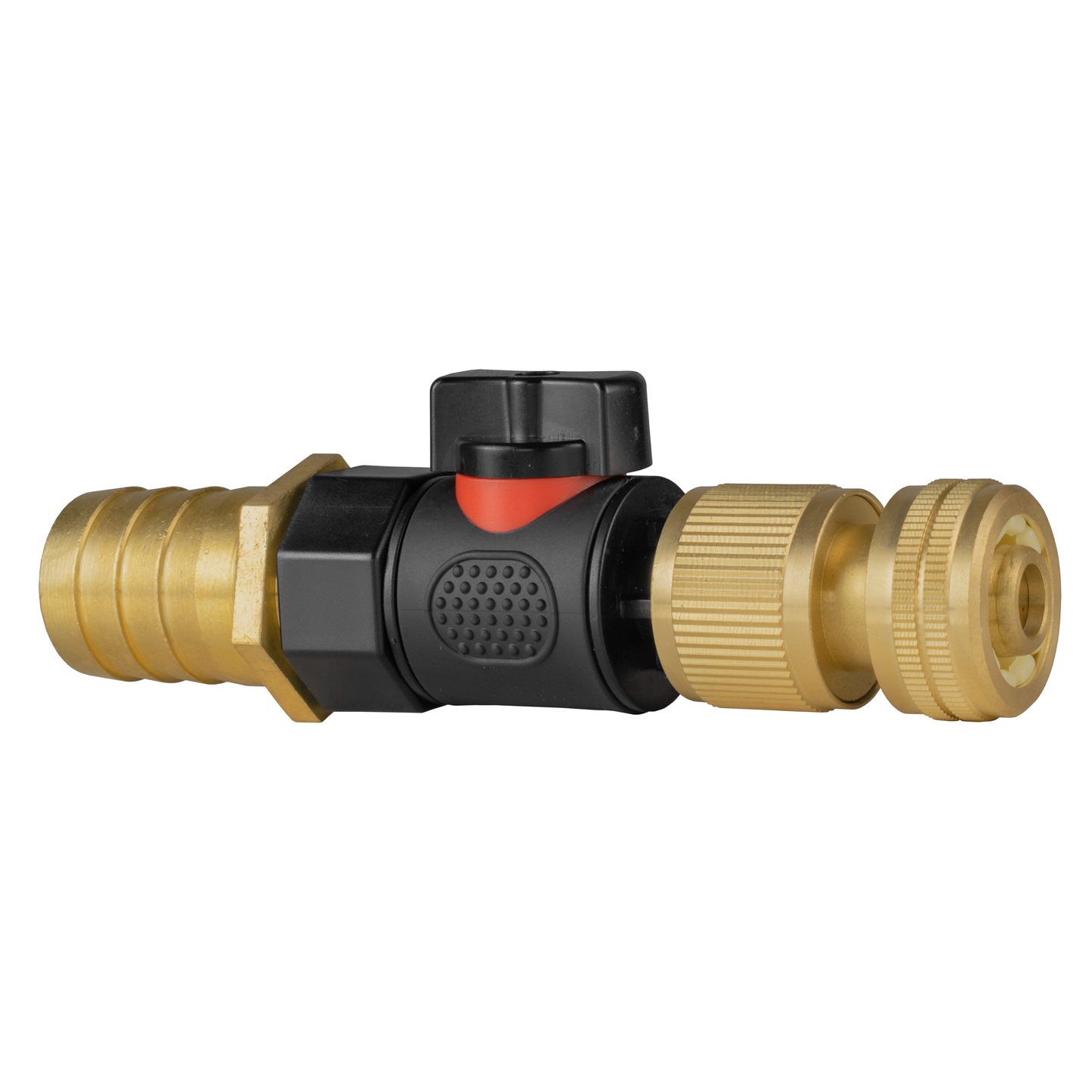 25mm Brass Barb with BSPF-Quick Connect Valve and Hose Connector Brass
