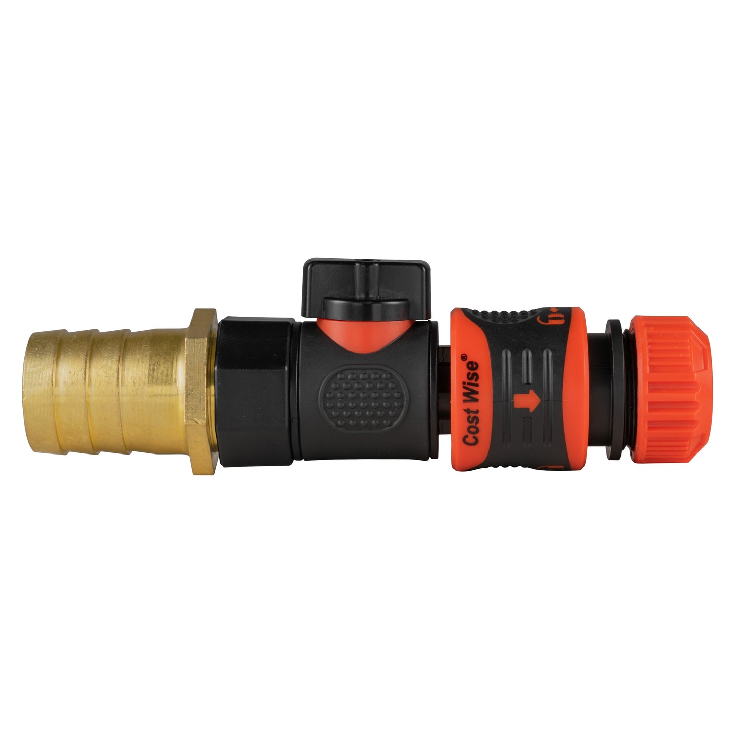 25mm Brass Barb with BSPF-Quick Connect Valve and Hose Connector Lock