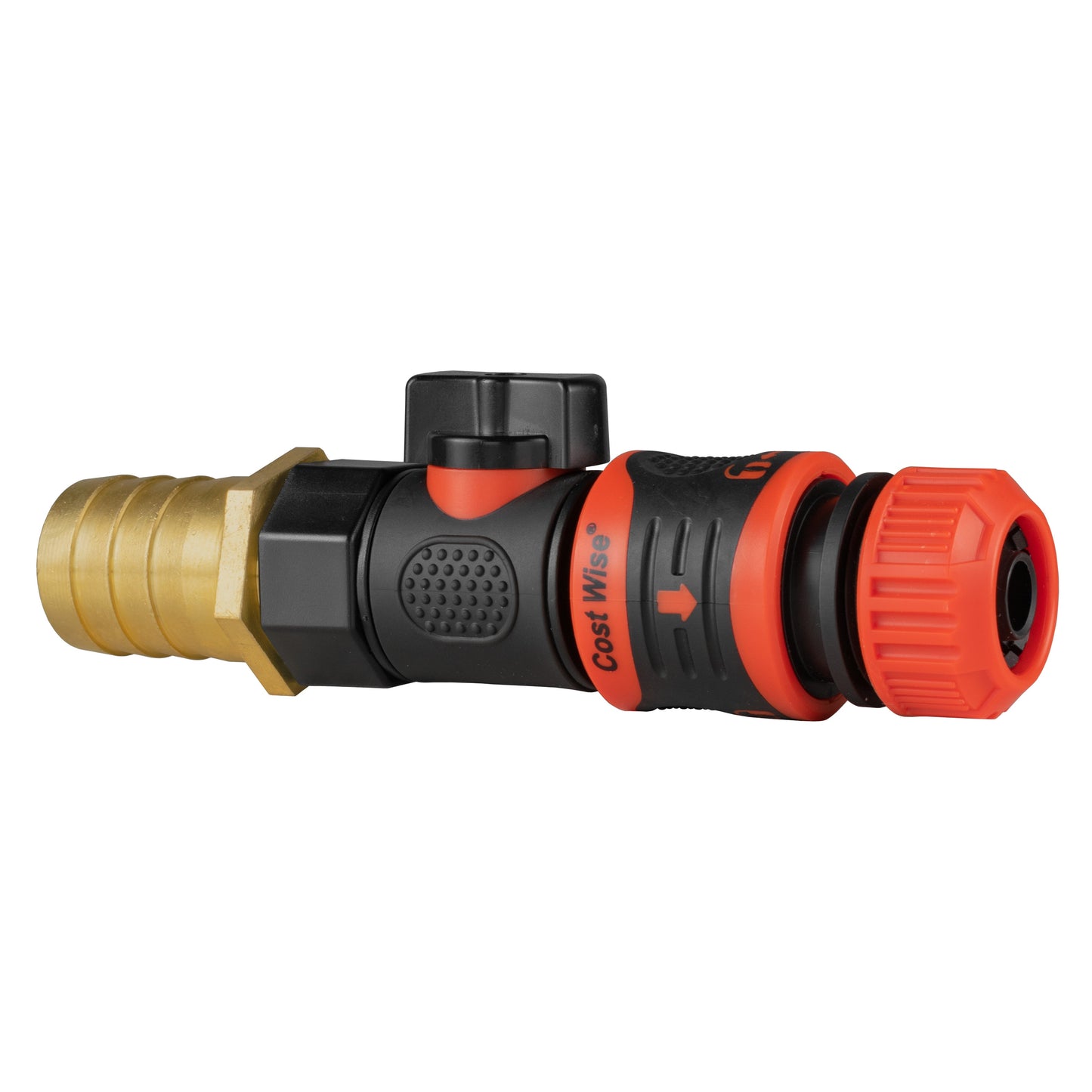 25mm Brass Barb with BSPF-Quick Connect Valve and Hose Connector Lock