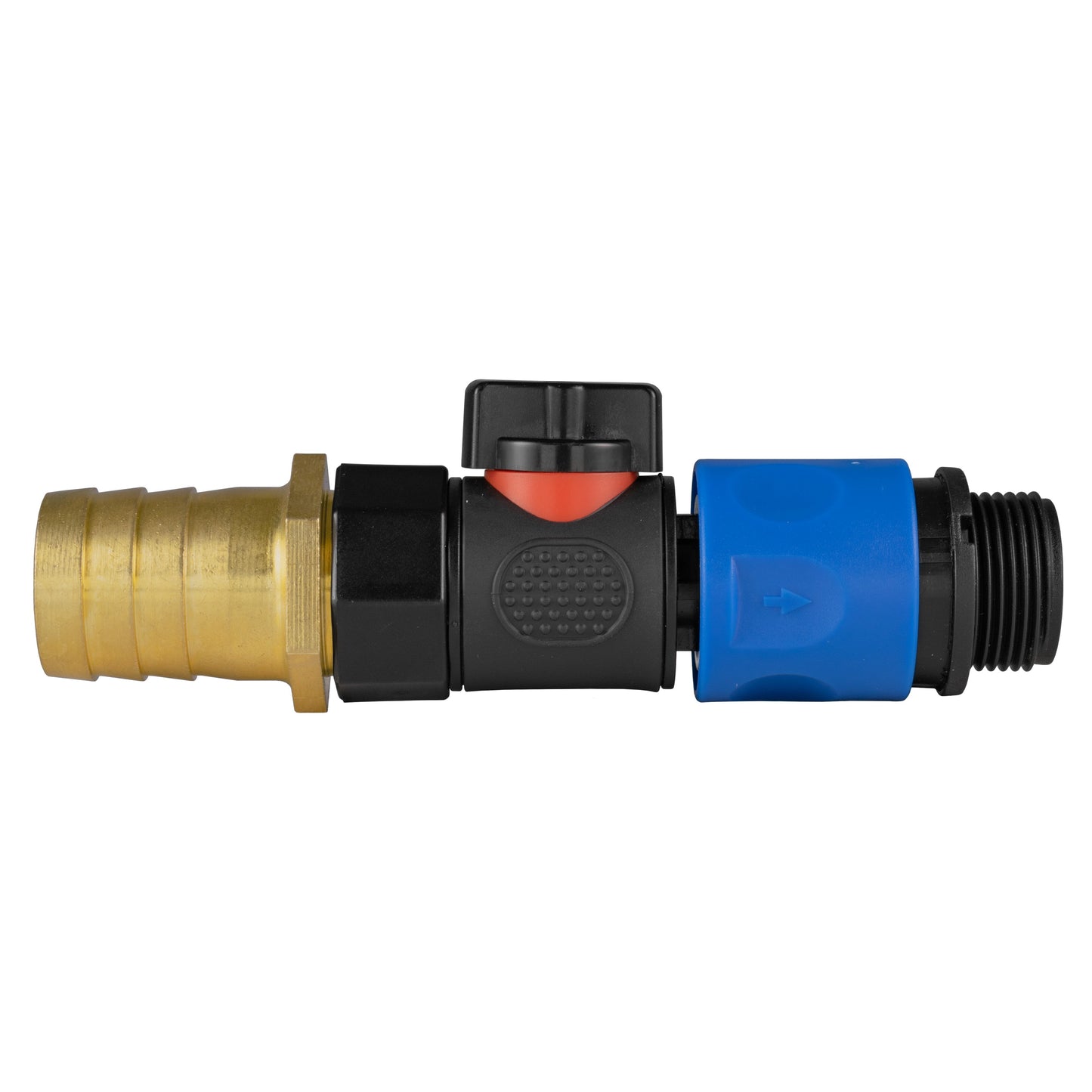 25mm Brass Barb with BSPF-Quick Connect Valve and Hose Connector 3/4in BSPM