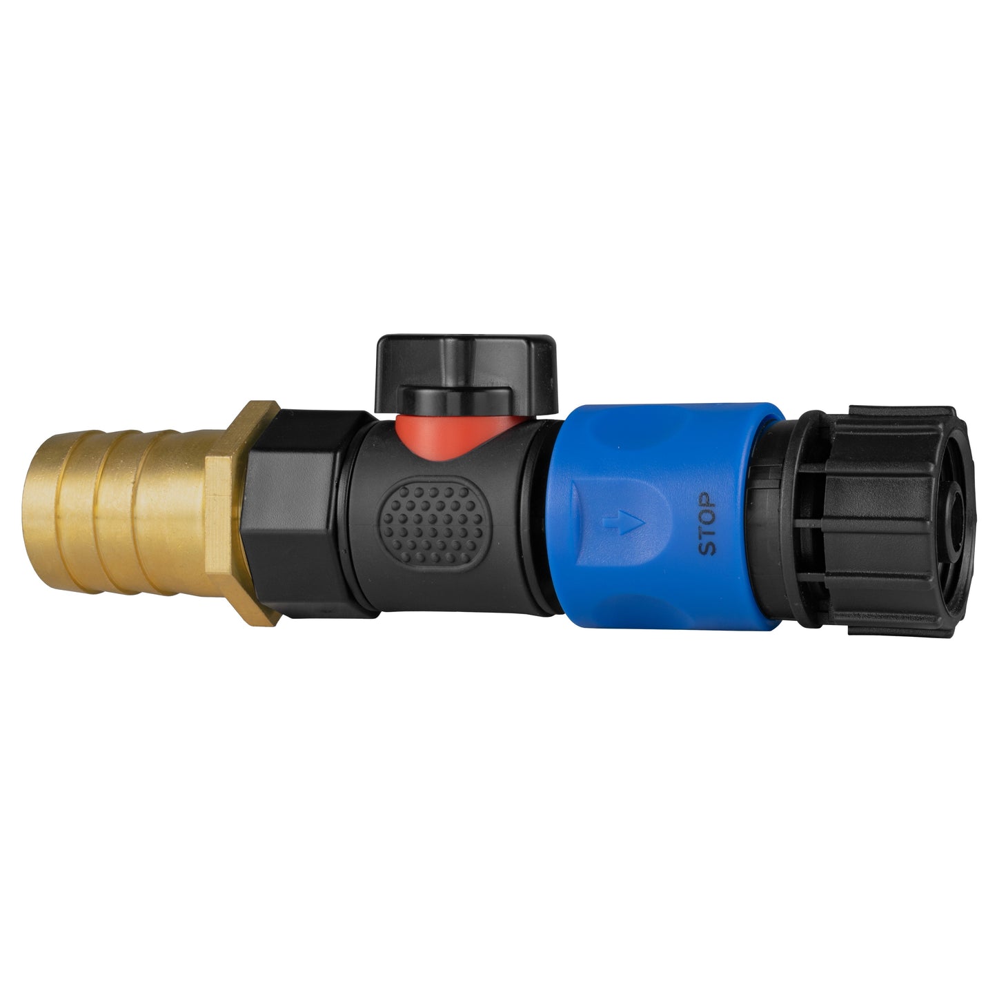25mm Brass Barb with BSPF-Quick Connect Valve and Hose Connector 3/4in BSPF