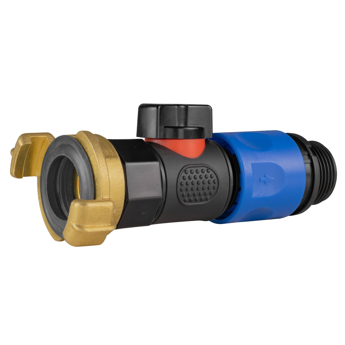 Geka Type Connector with BSPF-Quick Connect Valve and Hose Connector 3/4in BSPM