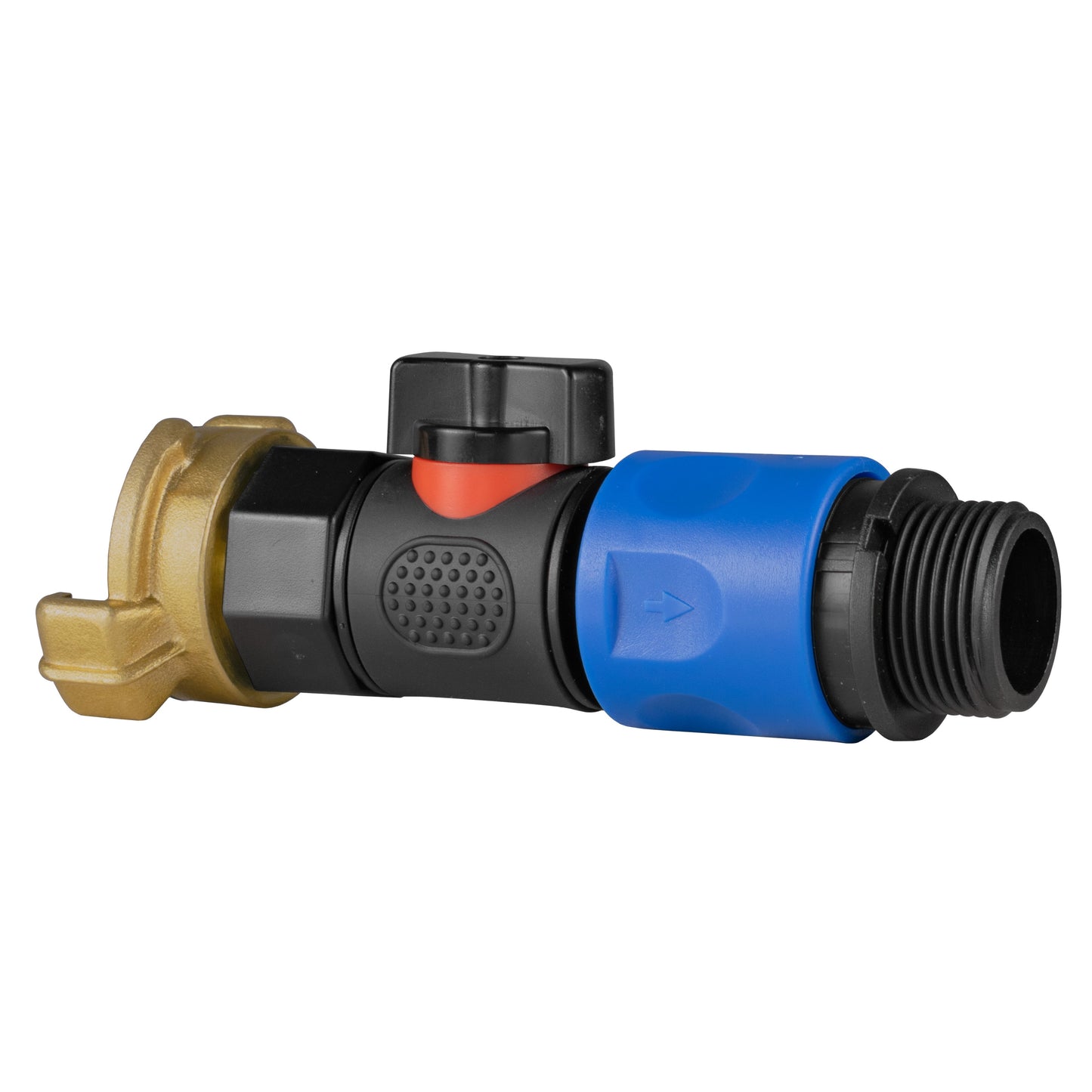 Geka Type Connector with BSPF-Quick Connect Valve and Hose Connector 3/4in BSPM