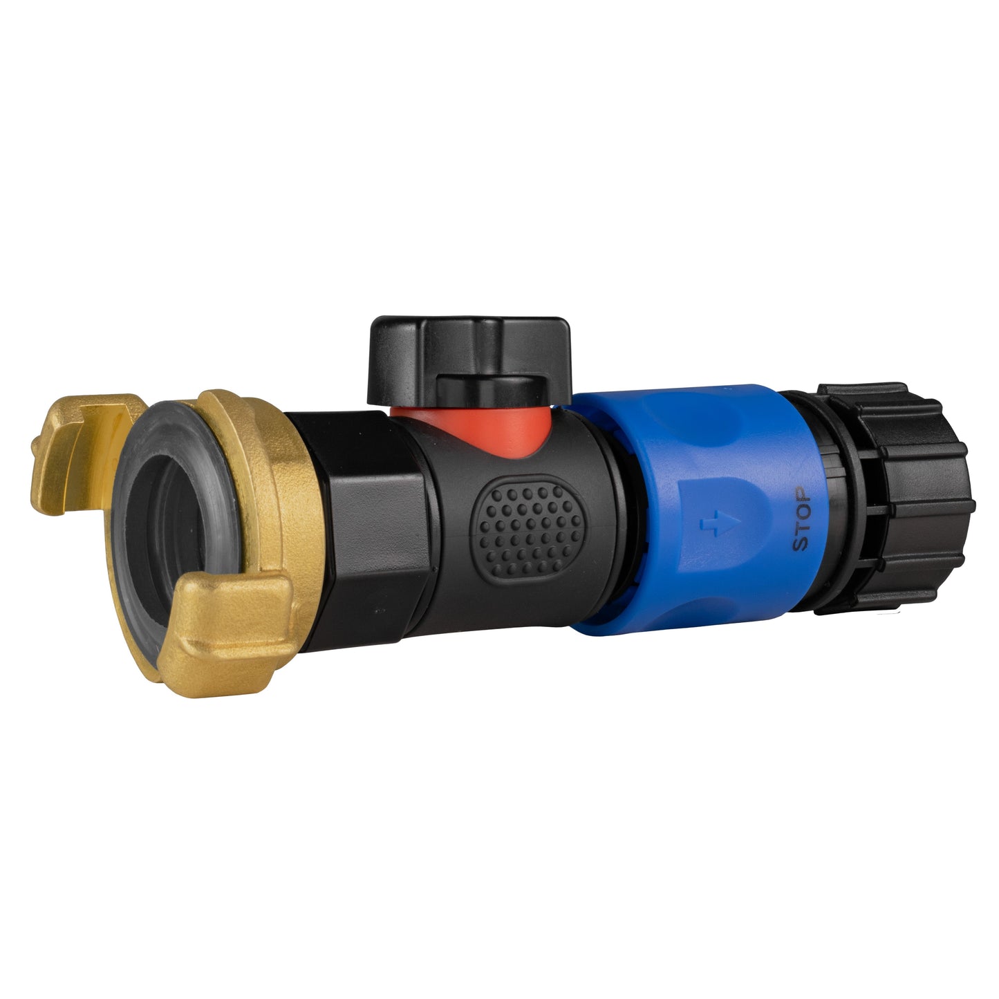 Geka Type Connector with BSPF-Quick Connect Valve and Hose Connector 3/4in BSPF