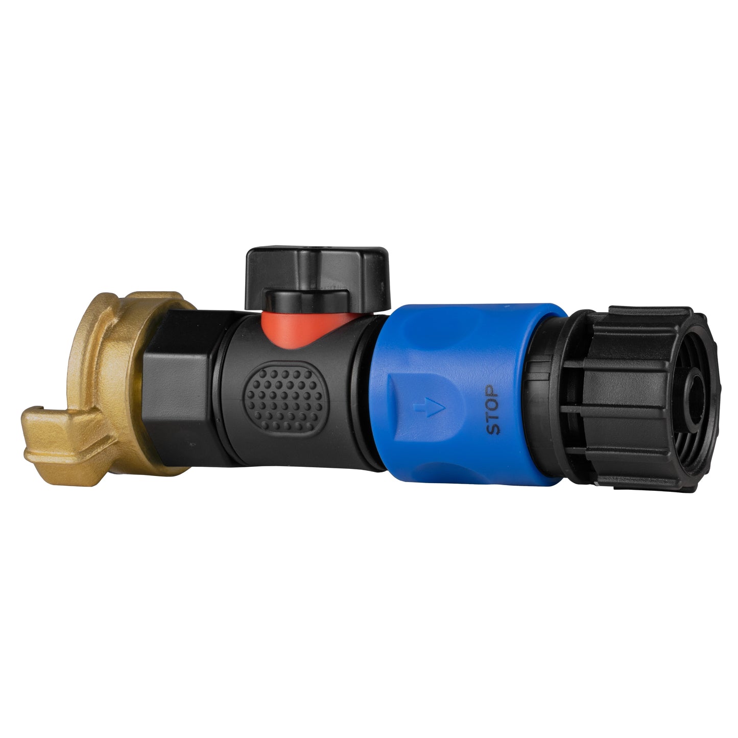 Geka Type Connector with BSPF-Quick Connect Valve and Hose Connector 3/4in BSPF