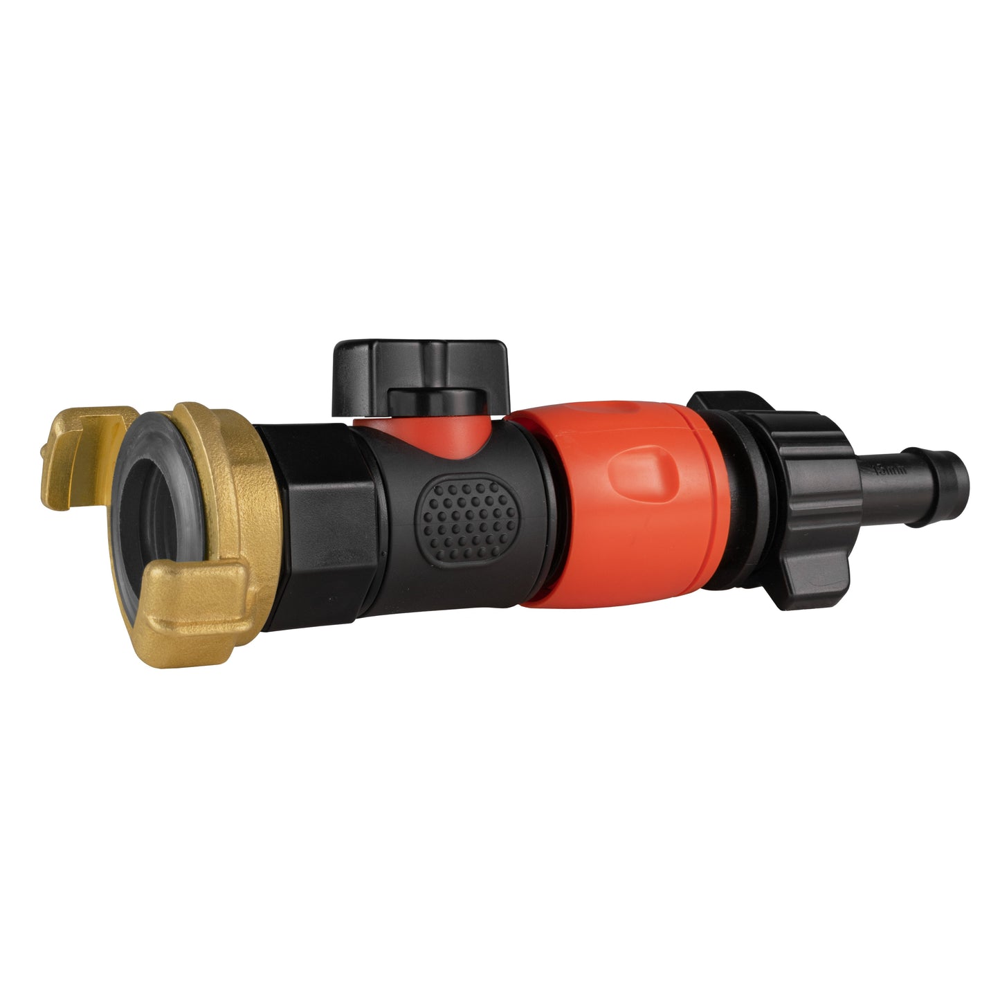 Geka Type Connector with BSPF-Quick Connect Valve and Hose Connector 16mm Barb
