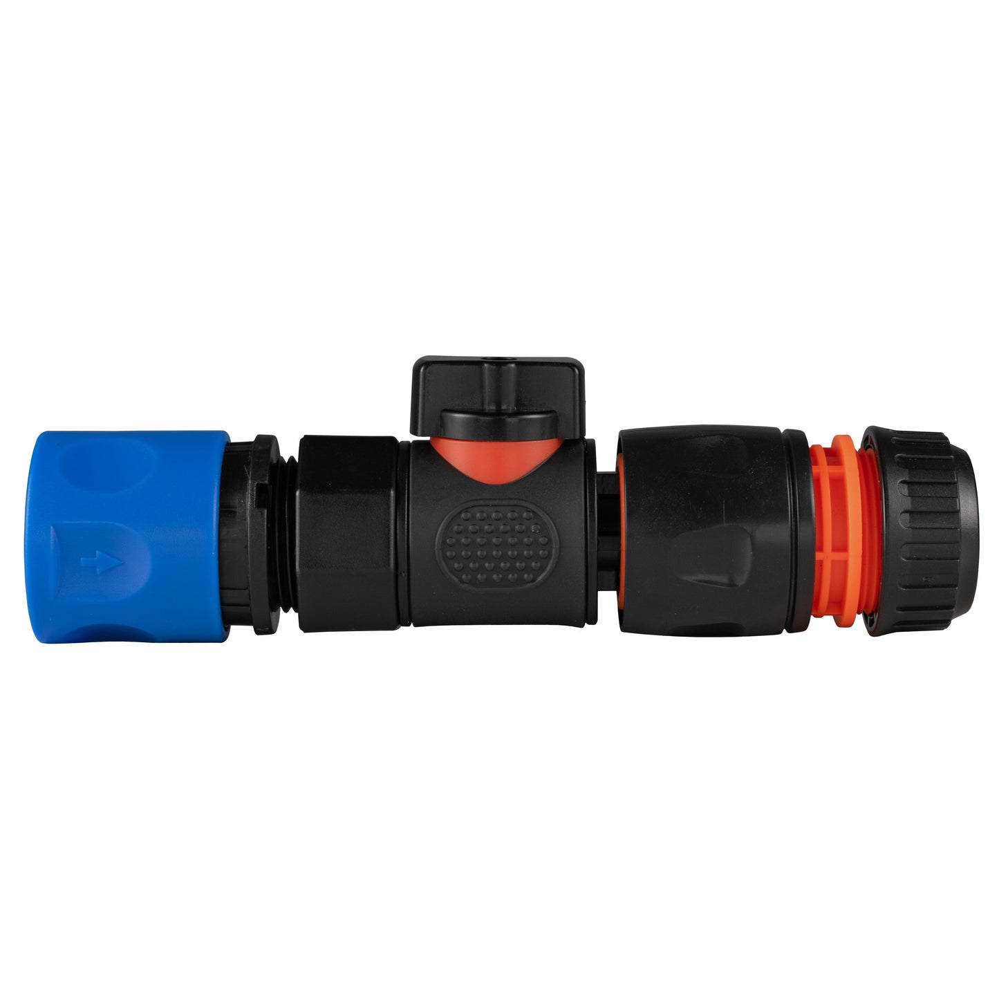 Hose Connector Blue with BSPF- Quick Connect Valve and Hose Connector Black
