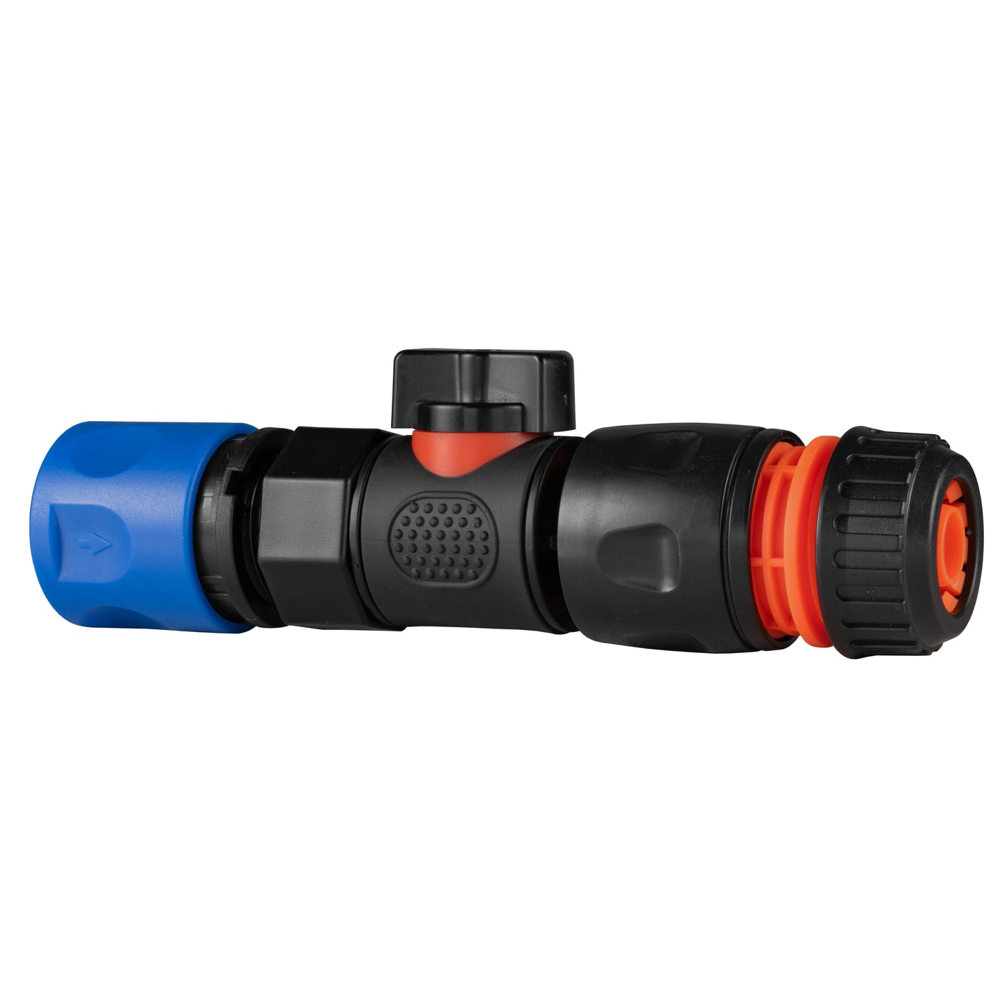 Hose Connector Blue with BSPF- Quick Connect Valve and Hose Connector Black