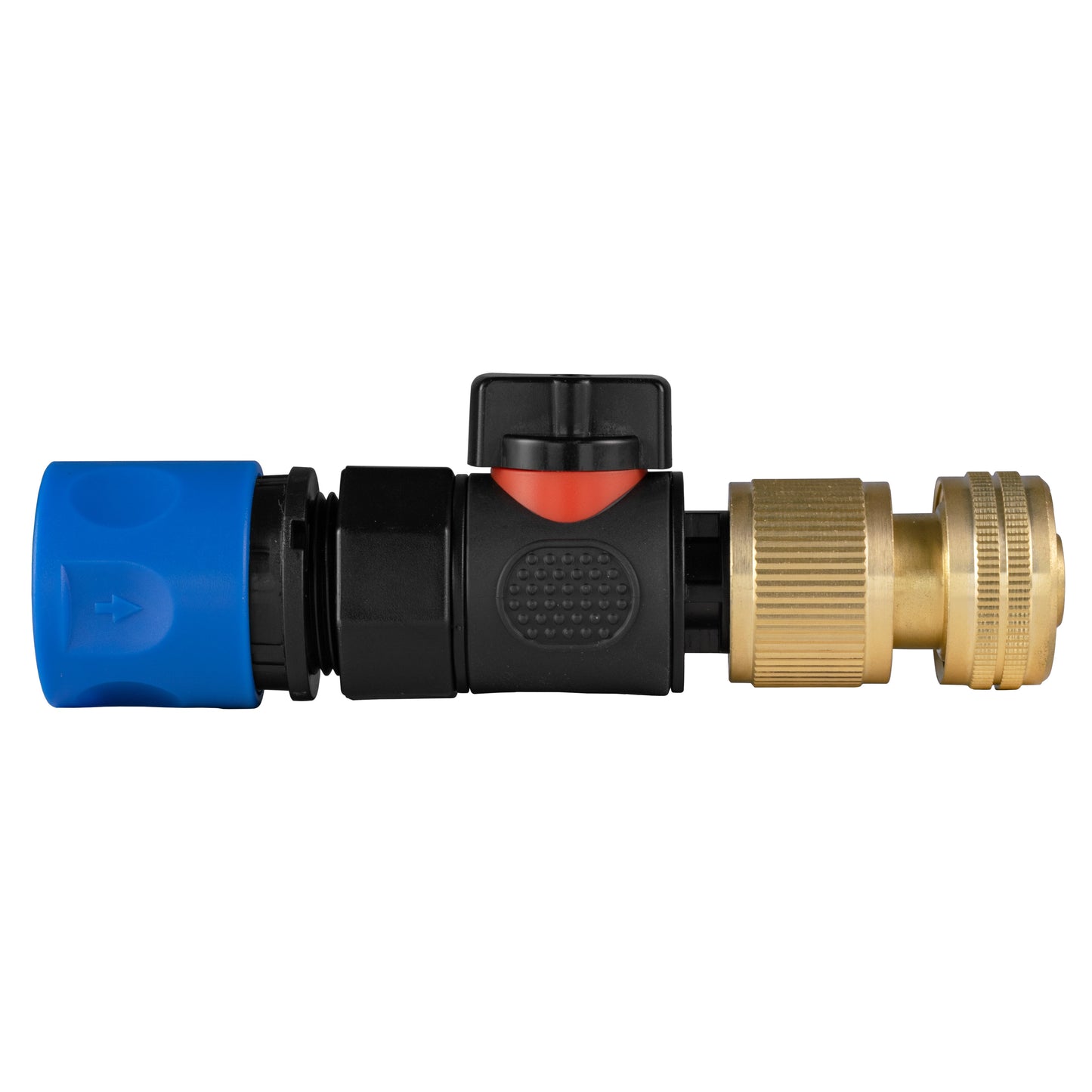 Hose Connector Blue with BSPF- Quick Connect Valve and Hose Connector Brass